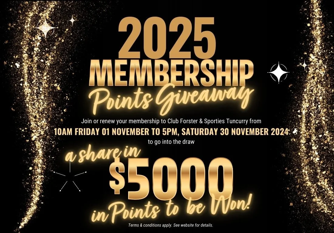 2025 Membership POINTS GIVEAWAY!