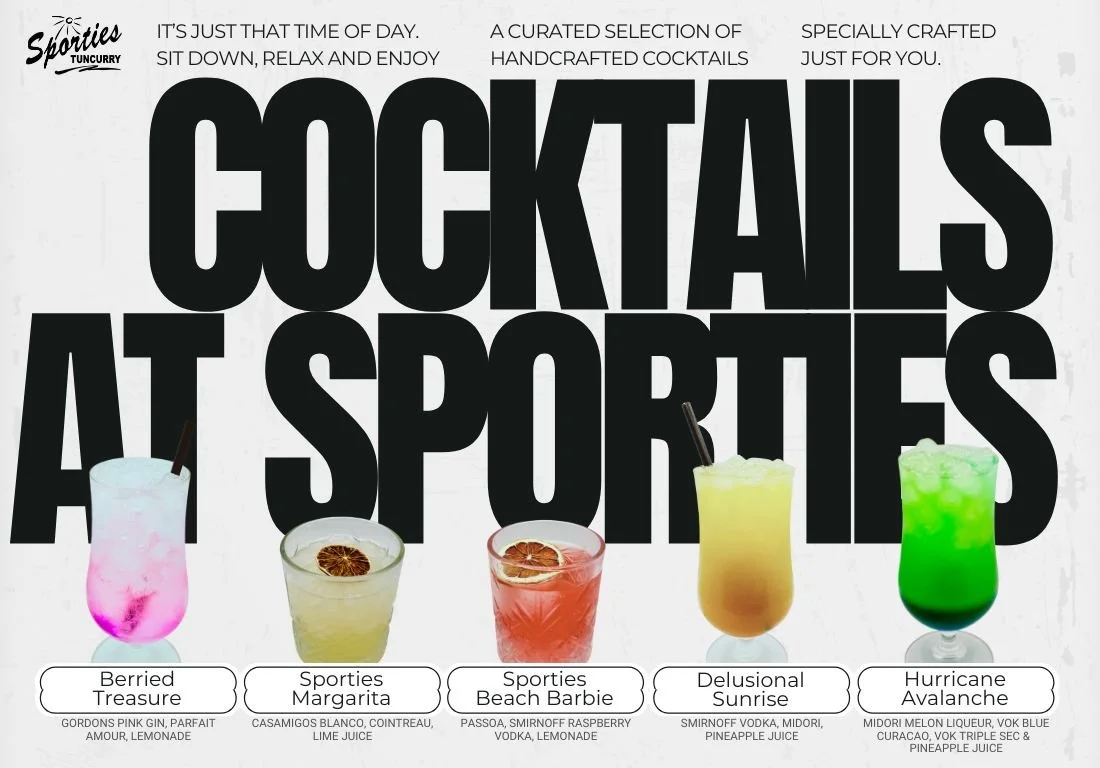 Cocktails at Sporties