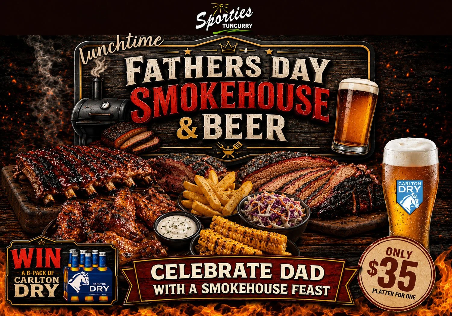 Father's Day Lunchtime Smokehouse &amp; Beer!