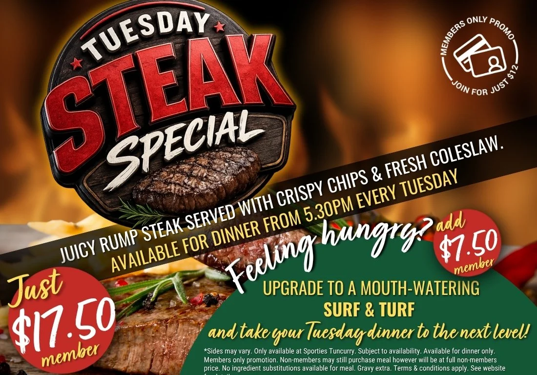Tuesday Steak Special!