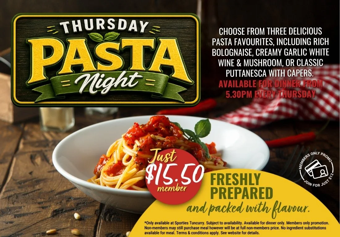 Thursday Pasta Special!