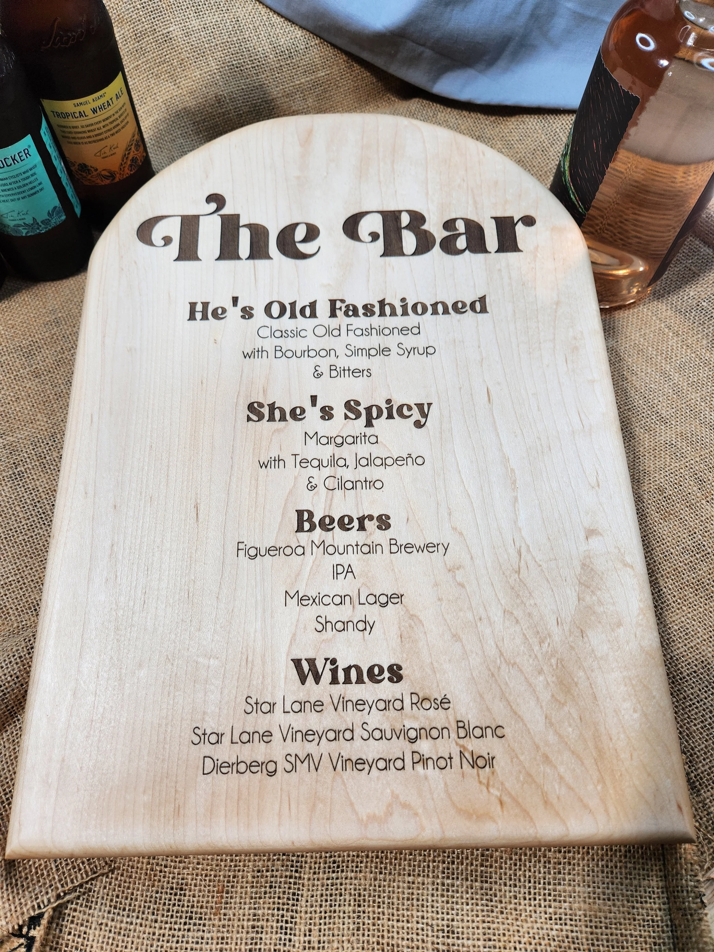 Custom Plaques / Cutting Boards — Black Rose Designs