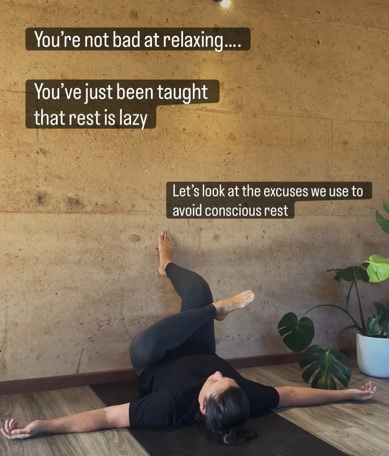 At the end of each of my classes I always say, give yourself gratitude for coming to your practice of rest. It&rsquo;s just that, practice. We may be tricked into thinking scrolling or watching tv for hours on end is rest but it&rsquo;s keeping us oc