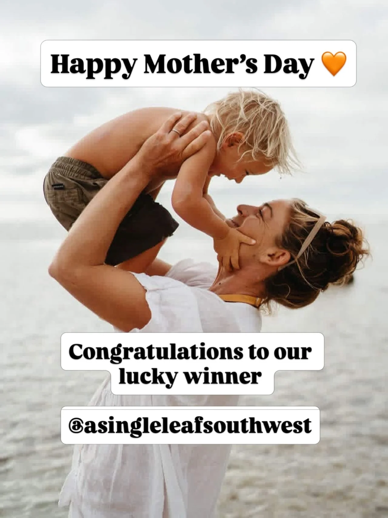 Happy Mother&rsquo;s Day!!

Thank you to everyone for entering our Mother&rsquo;s Day competition and huge congratulations to our winner @asingleleafsouthwest 🧡

Enjoy your incredible prize from;
@yallingupzinc 
@thewiredsalmon 
@botanik_yallingup 
