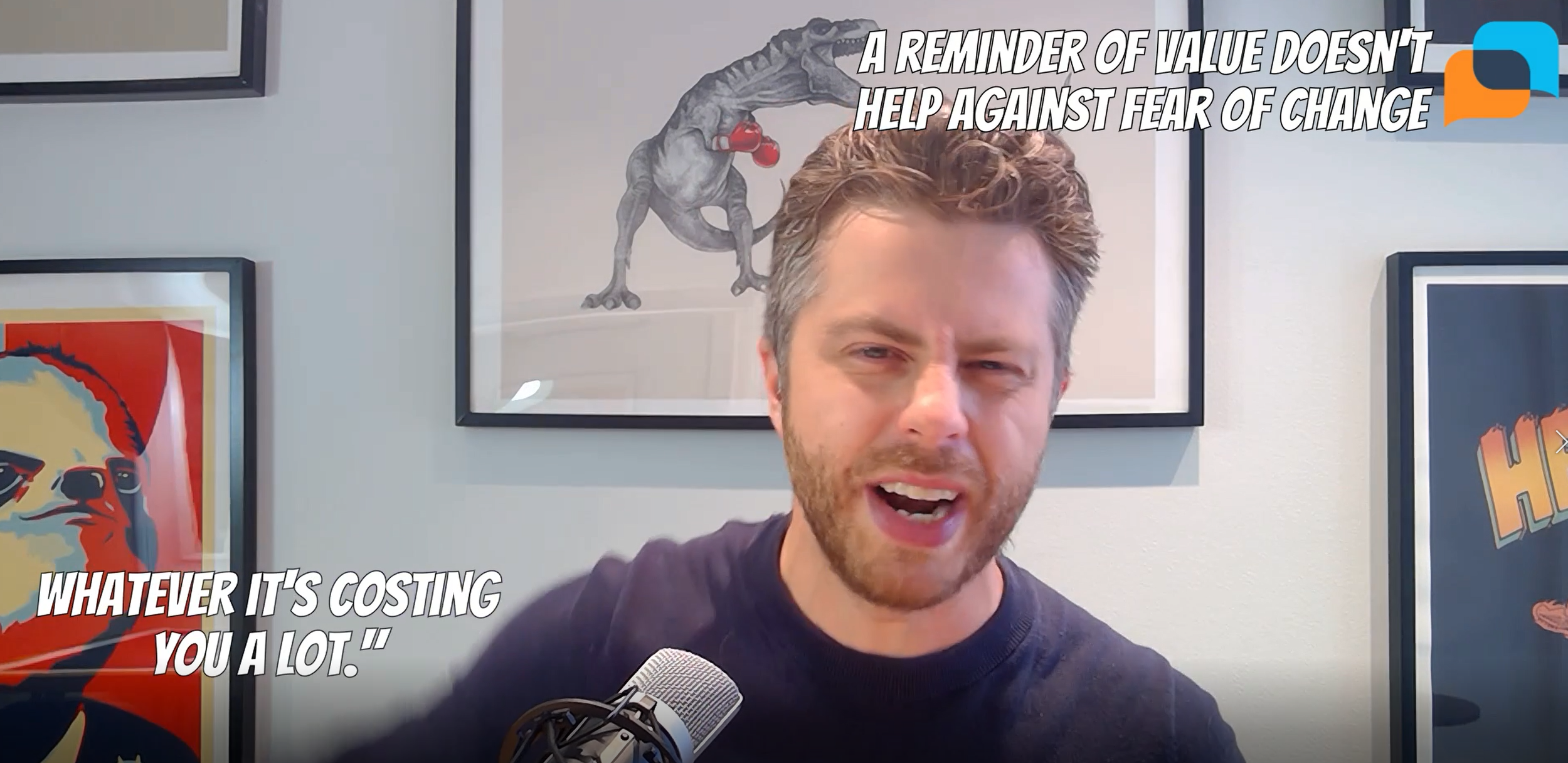 A reminder of value doesn’t help against fear of change