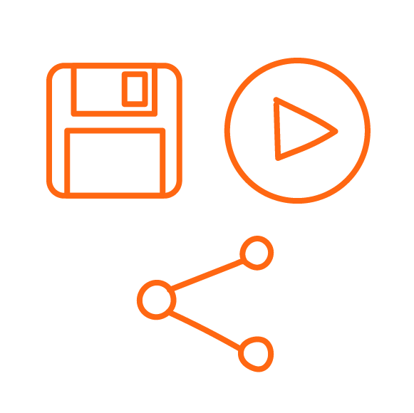 Saving, presenting and sharing presentations