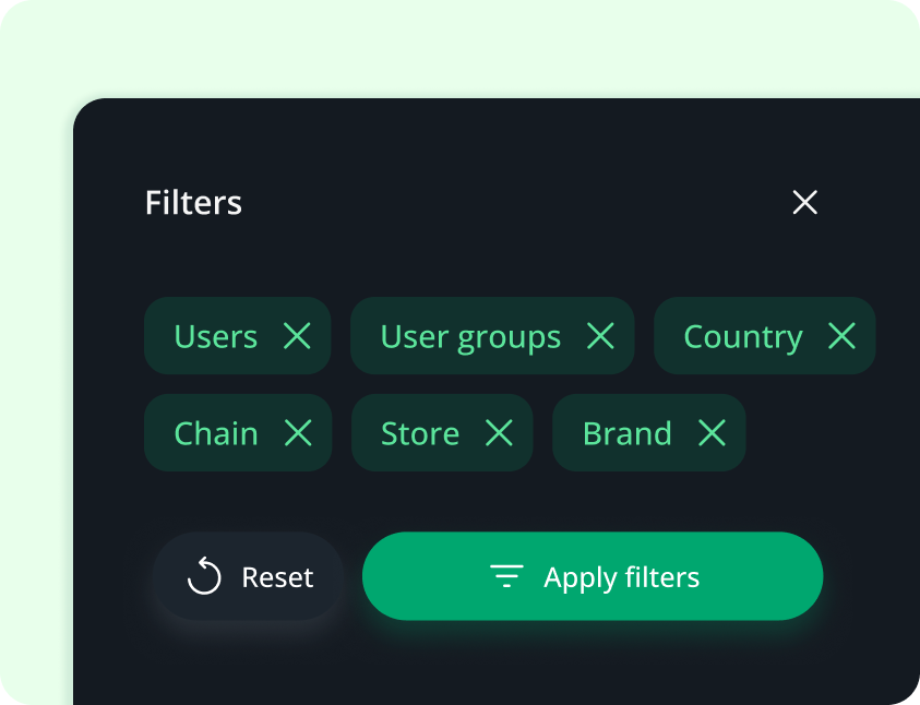 Scout filters view