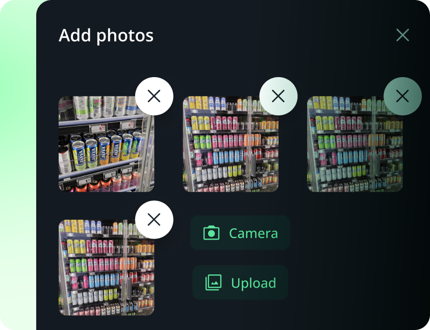 Scout add photos view