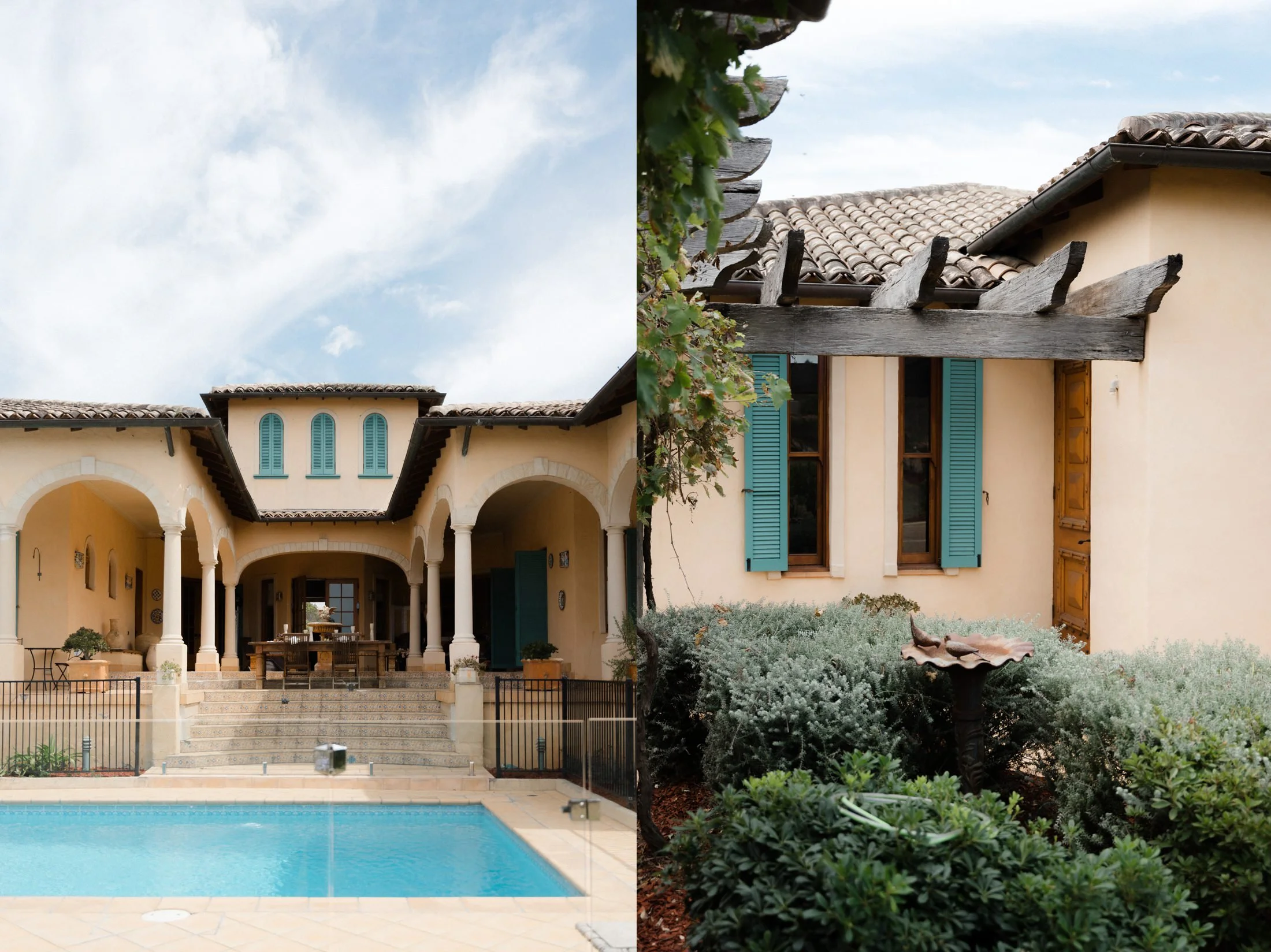 Manicured gardens at Iron Gate Estate wedding venue