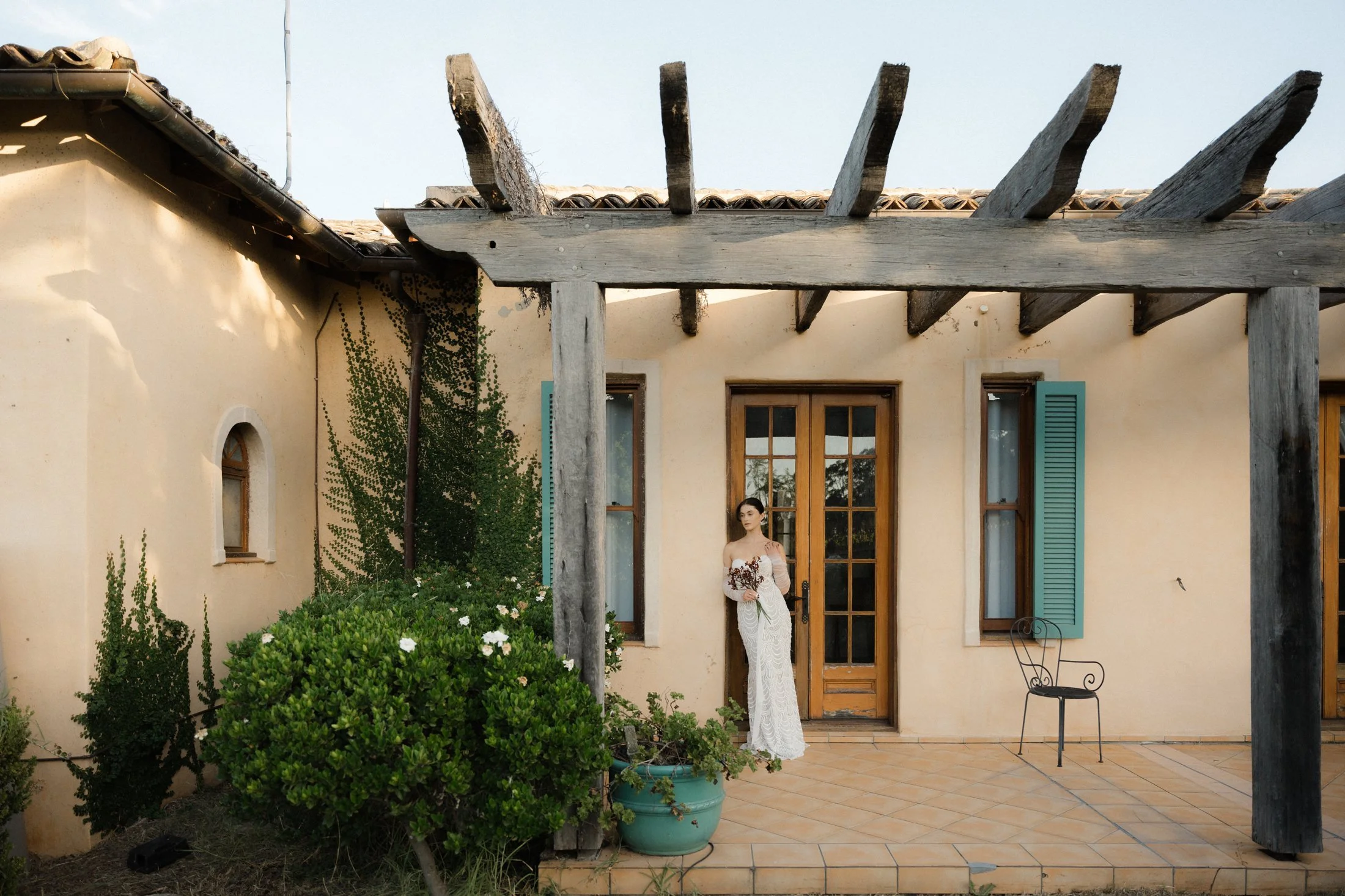 Couple portraits during an Iron Gate Estate wedding in the Hunter Valley