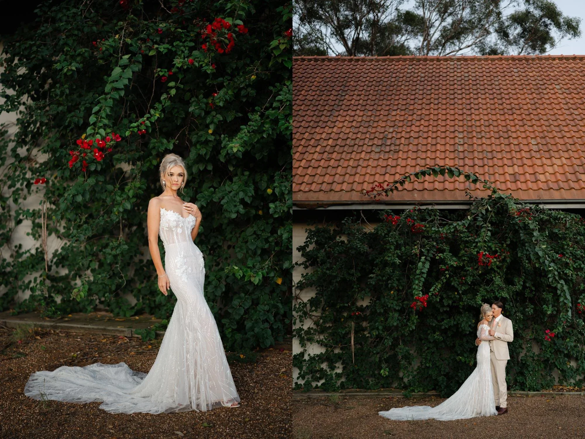 Dark Horse Vineyard Hunter Valley wedding photography — ceremony in the barn