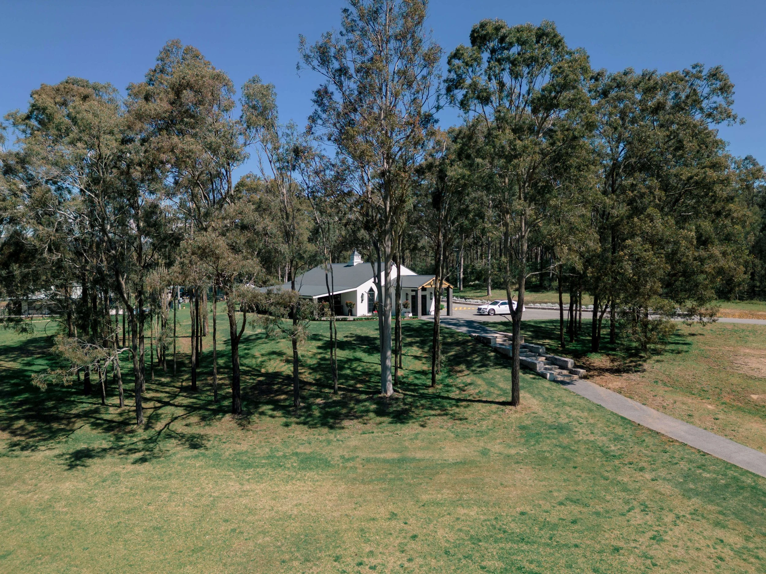 Hunter Valley wedding chapel at White Barn Pokolbin