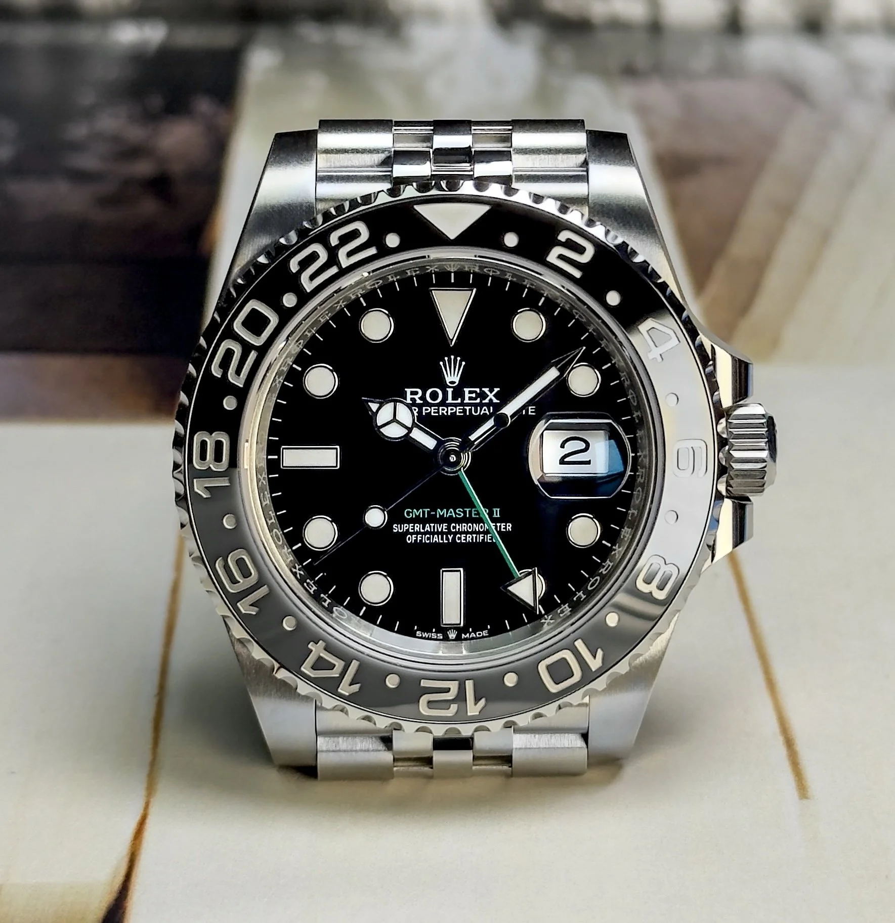 Rolex GMT Master II - 126710GRNR - Bruce Wayne Jubilee