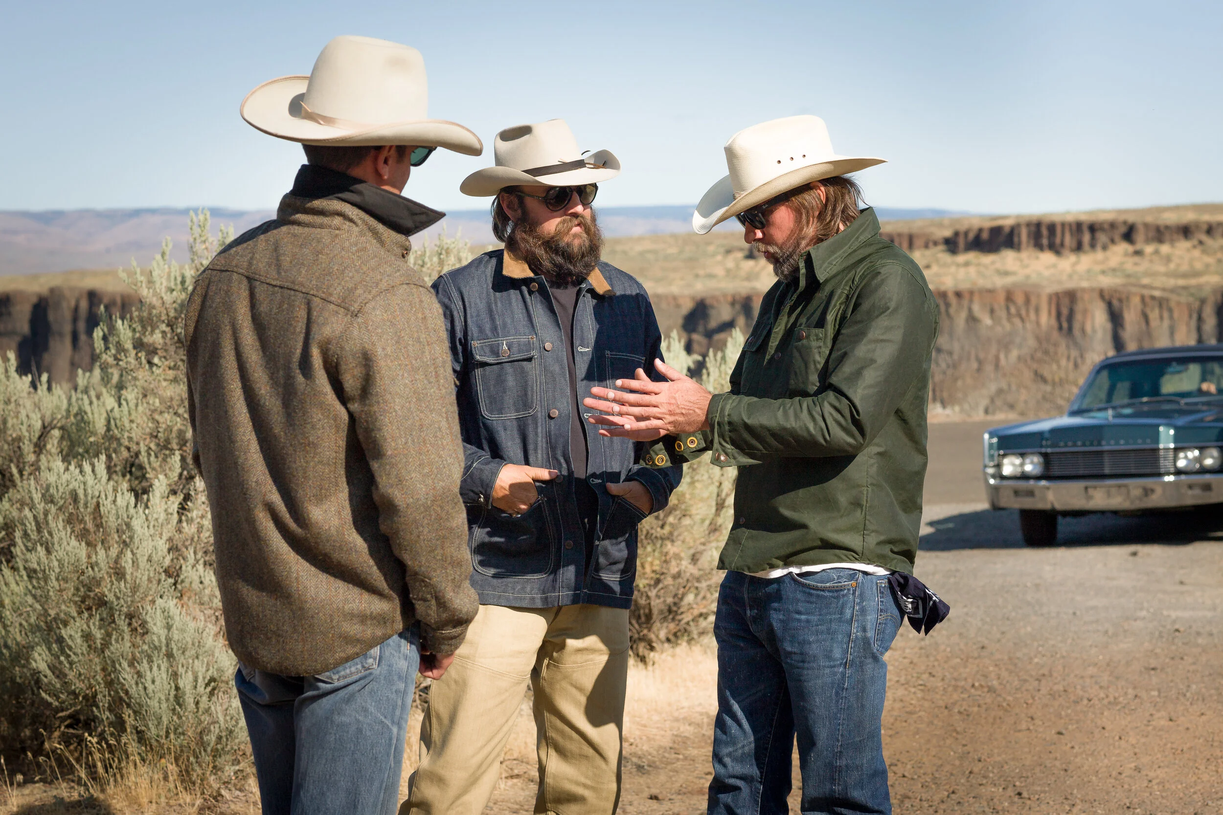 Brewster Hunter Green Wax Canvas Jacket~Shirt