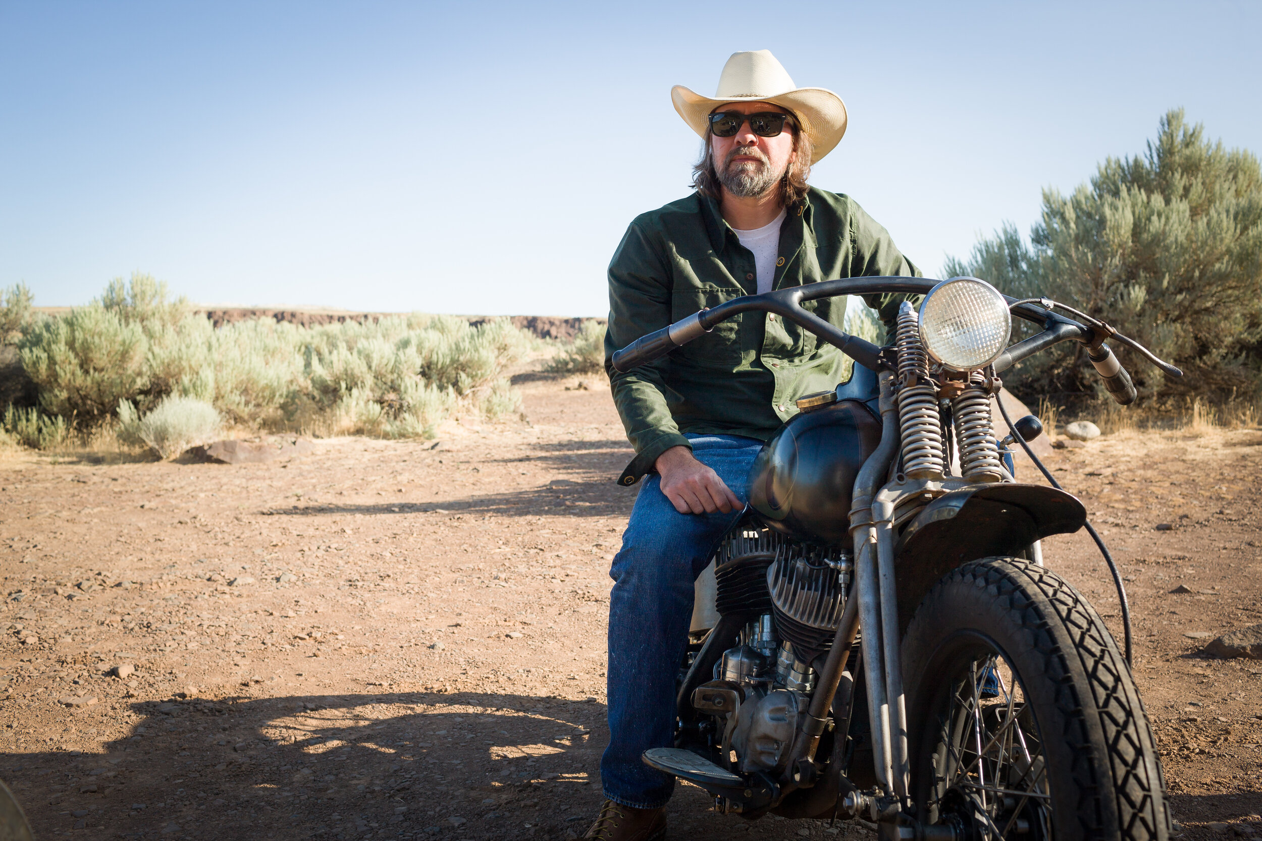 Brewster Hunter Green Wax Canvas Jacket~Shirt