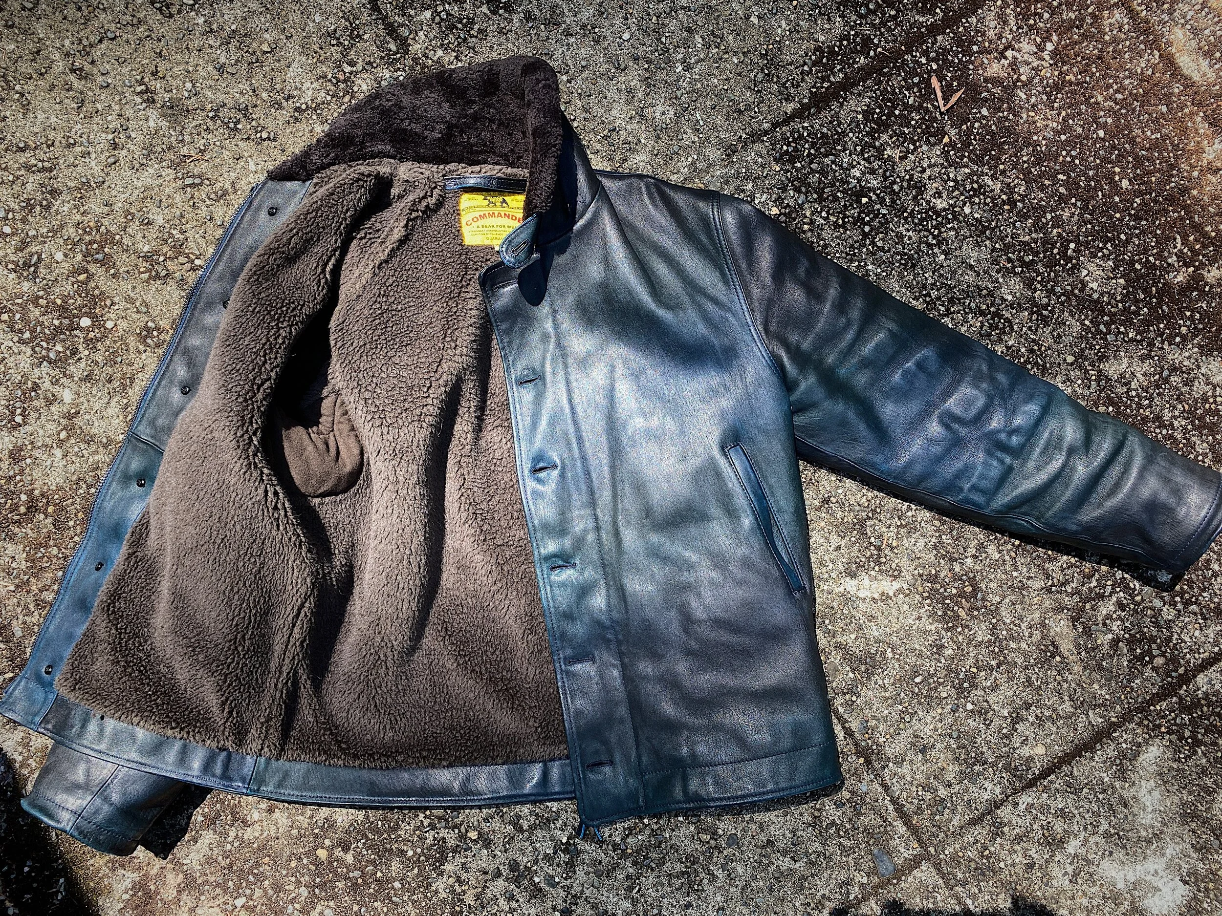 Black Bear Brand Horsehide N1 Deck Jacket 