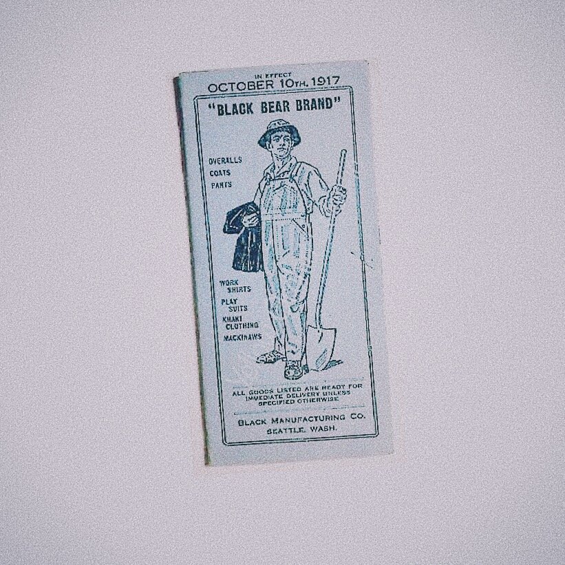 Black Bear Brand 1917 AD 