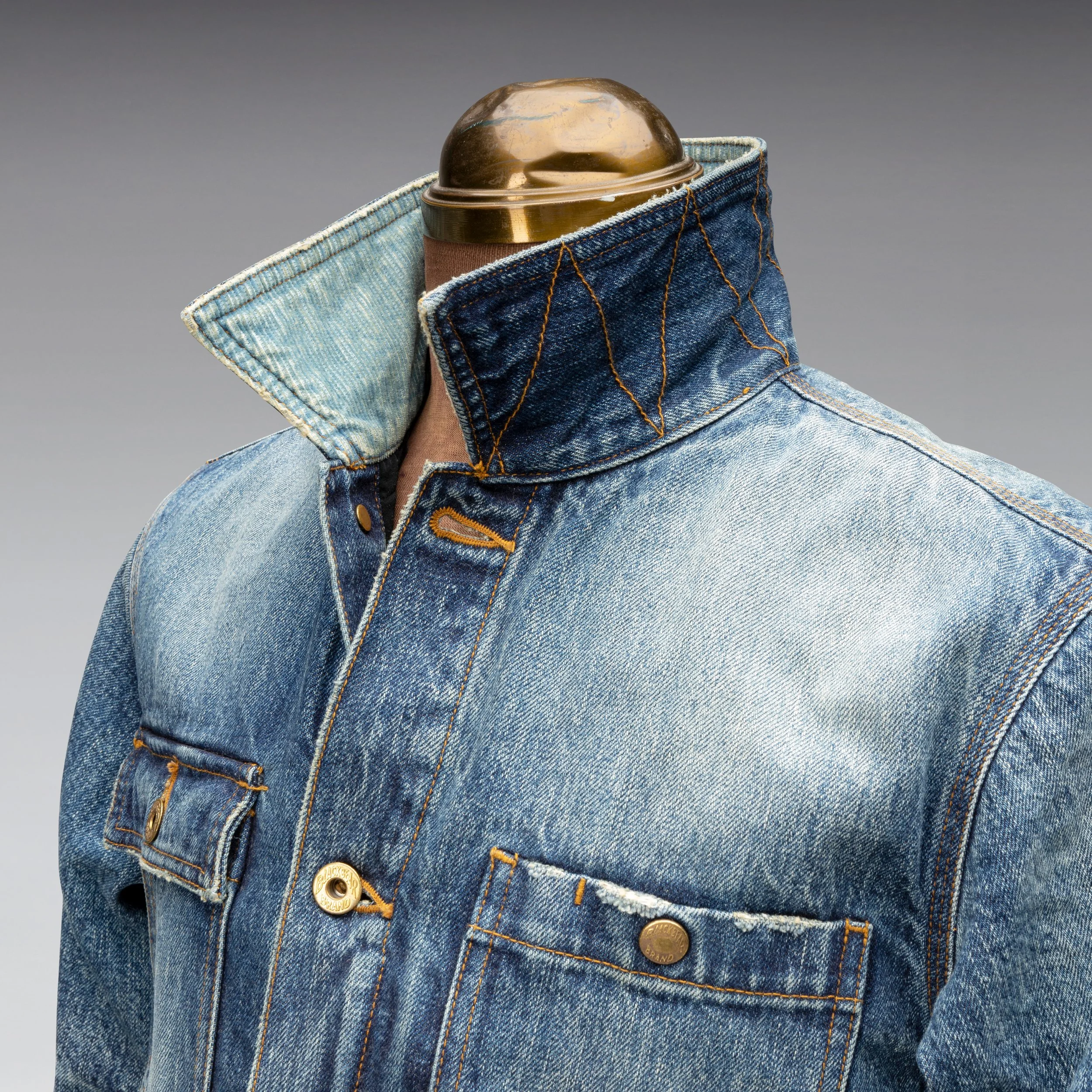 Black Bear Brand WINTER Washed Selvage Denim Chore Jacket