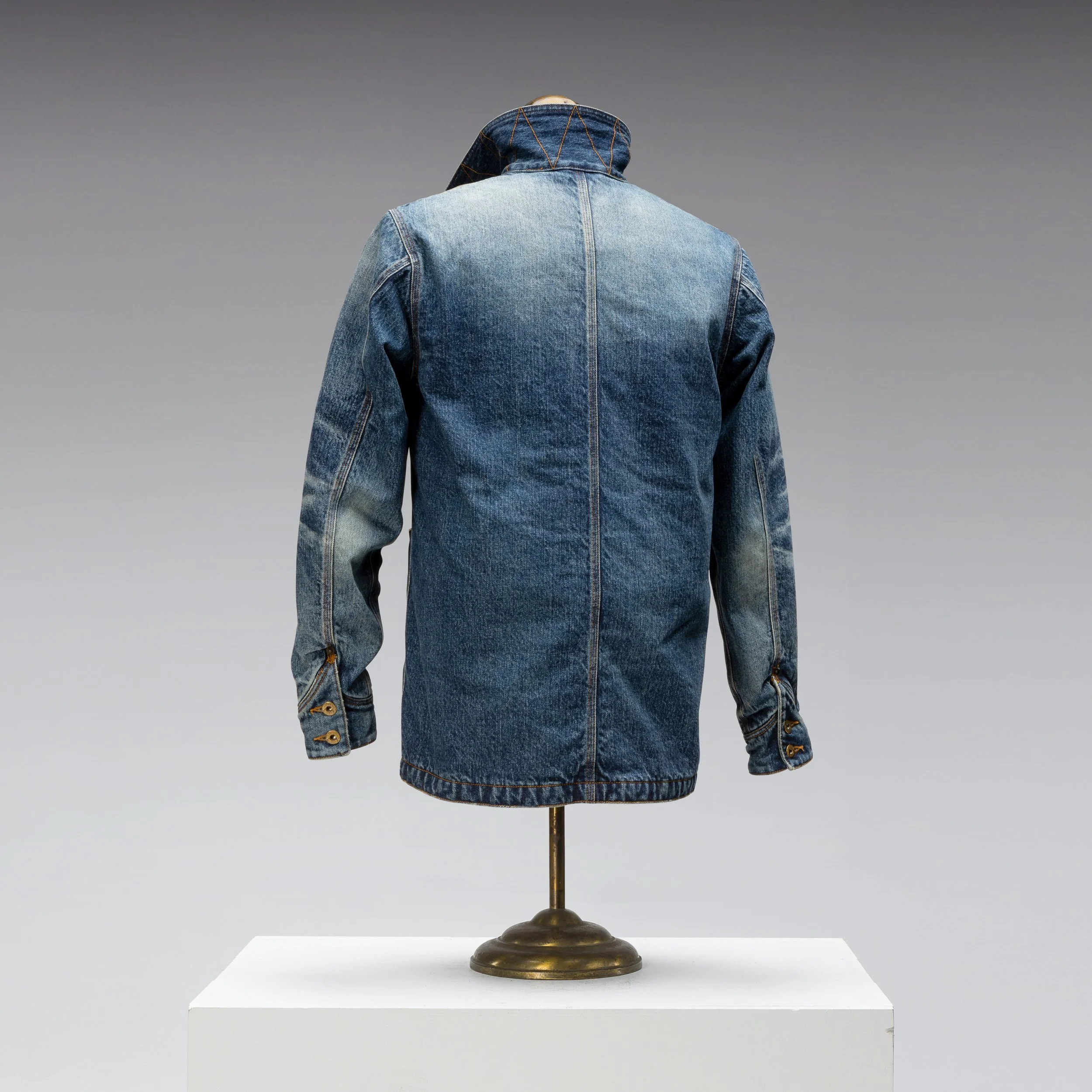 Black Bear Brand WINTER Washed Selvage Denim Chore Jacket
