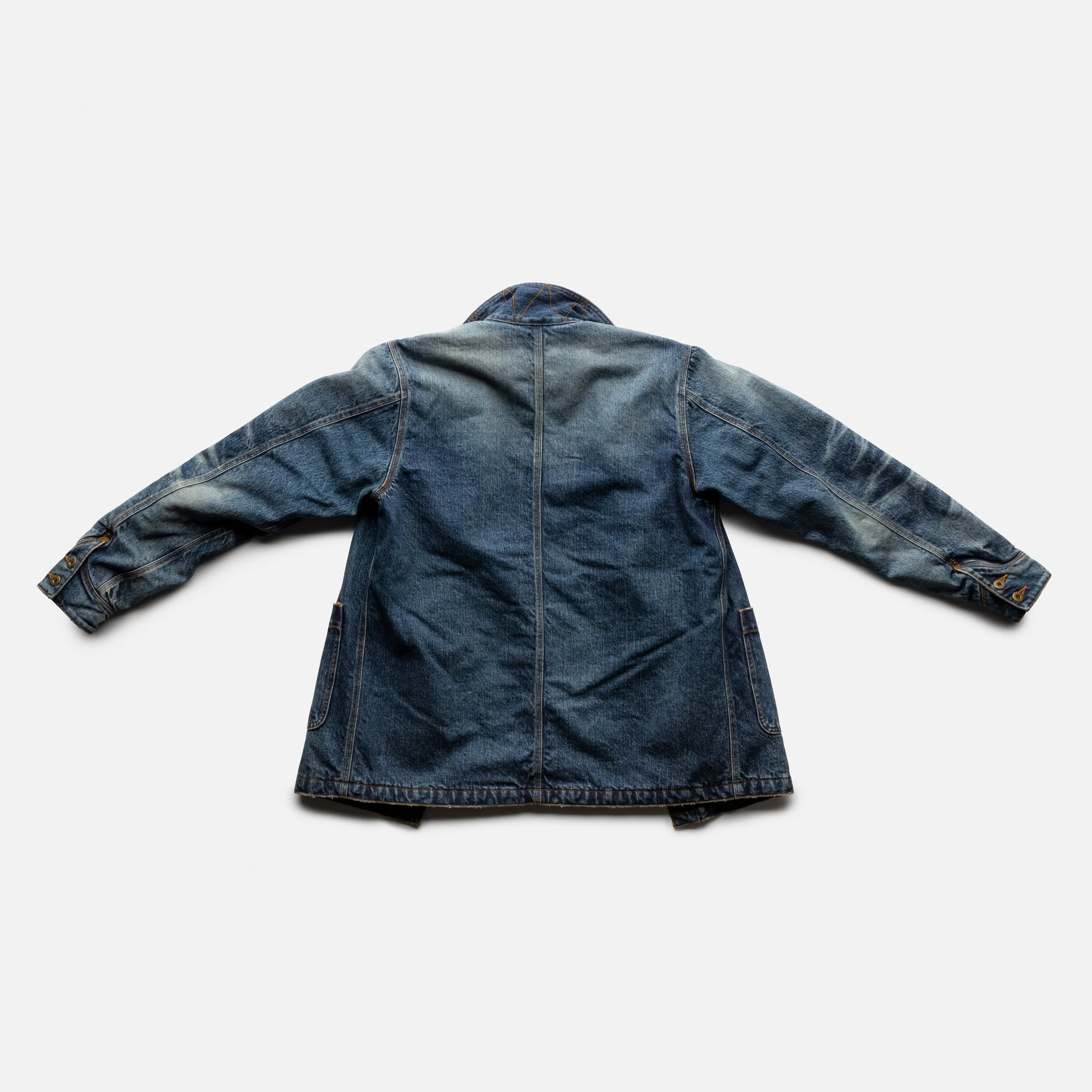 Black Bear Brand WINTER Washed Selvage Denim Chore Jacket