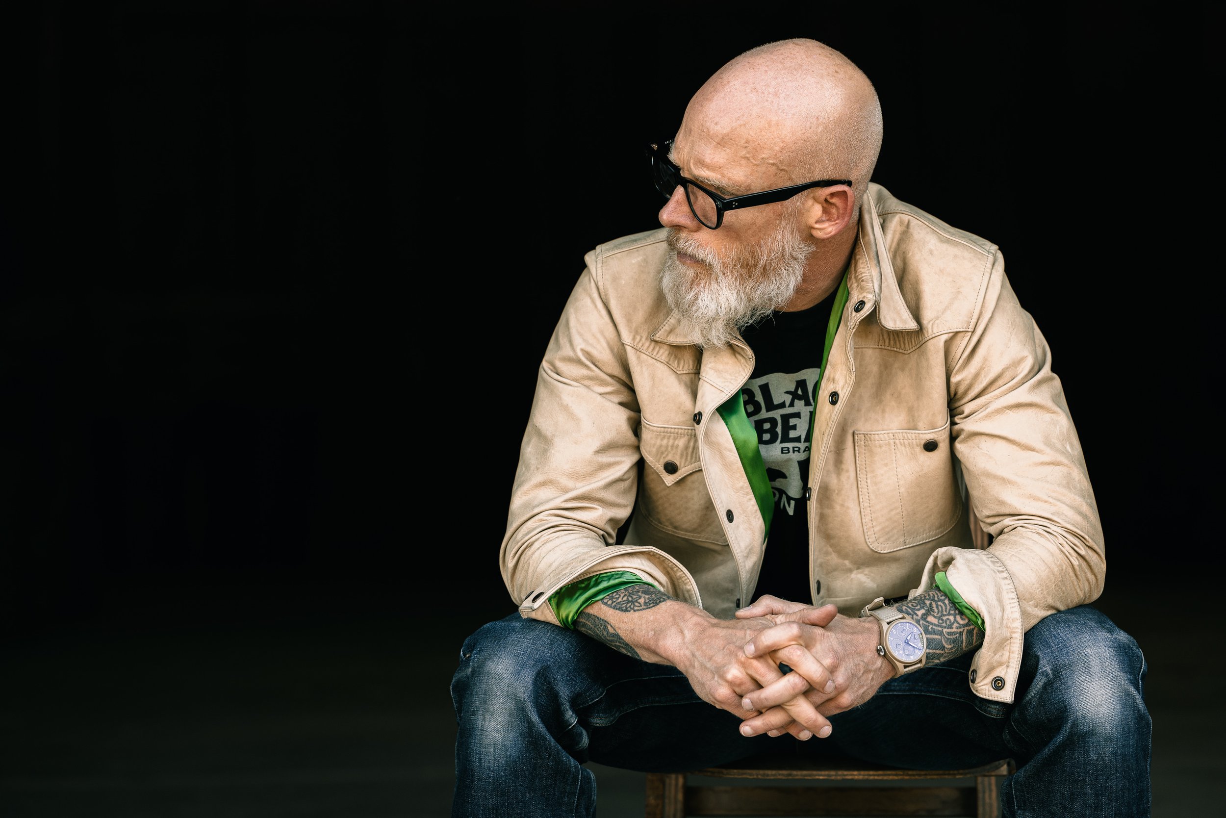 Black Bear Brand - IVORY Western Horween Horsehide Jacket