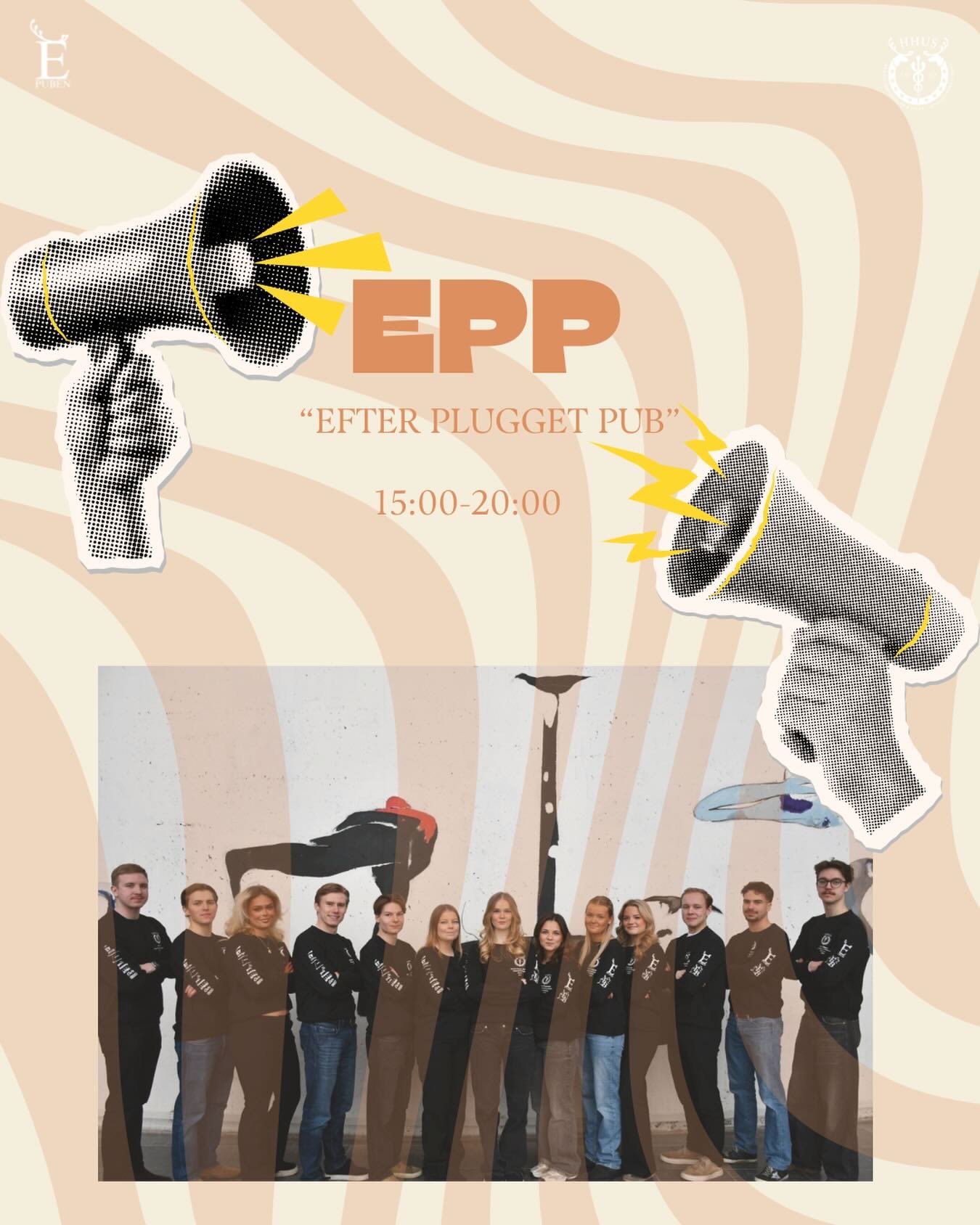 ☀️EPP☀️

Nothing beats a Friday at E-puben 🧡

Wrap up your studies and head straight to EPP &ndash; Efter plugget pub🍻 The student version of after work&hellip; just cheaper, louder, and way more fun 😉

Good vibes, great food, cold drinks, and mus