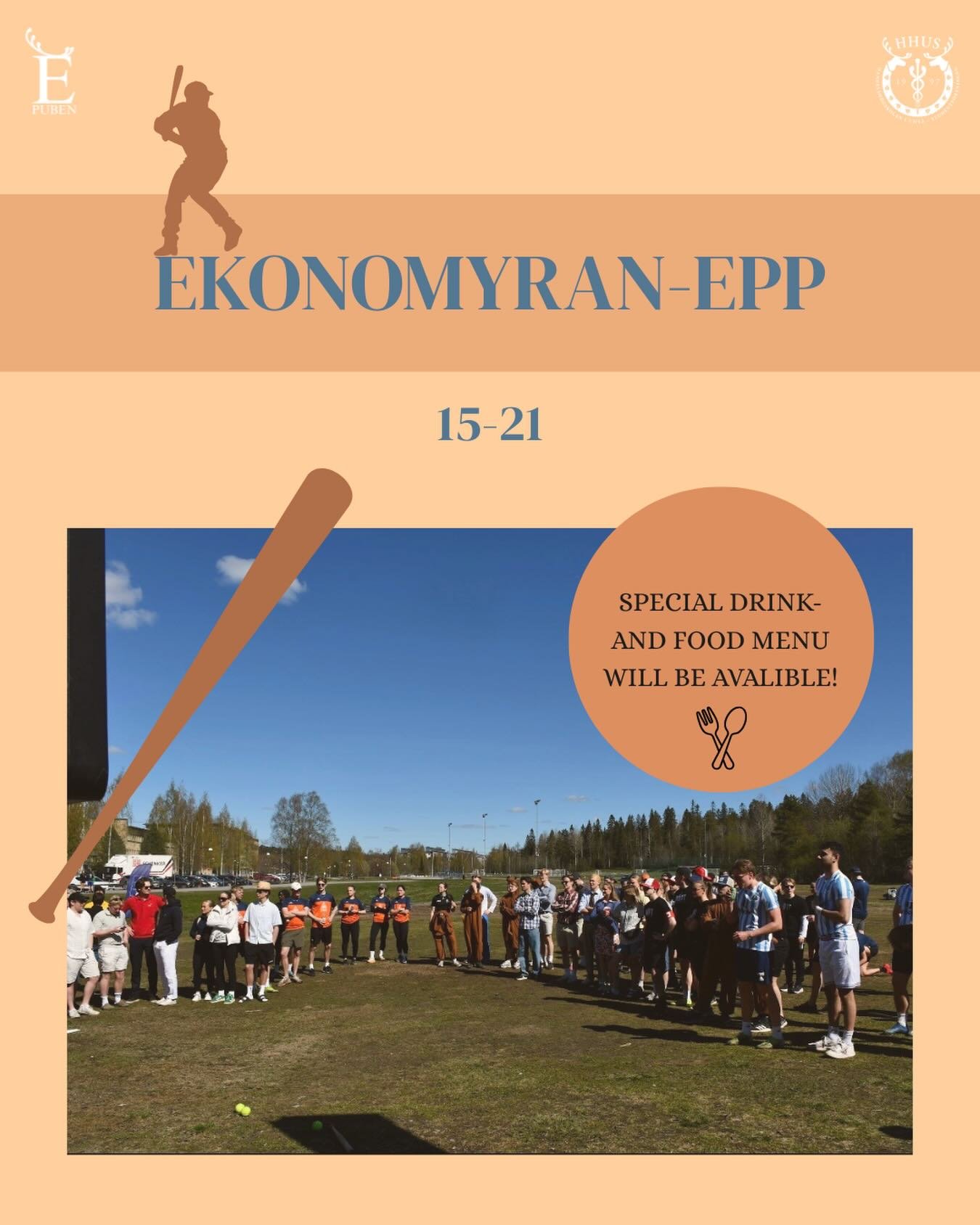 🏆Ekonomyran-EPP🏆

When the tournament ends&hellip; the party continues here at E-Puben at EPP! 🙌

Join us from 15:00 for a special ekonomyran-inspired drink and food menu. We&rsquo;ll also be open one extra hour, until 21:00💫

When? 15/5 Time? 15