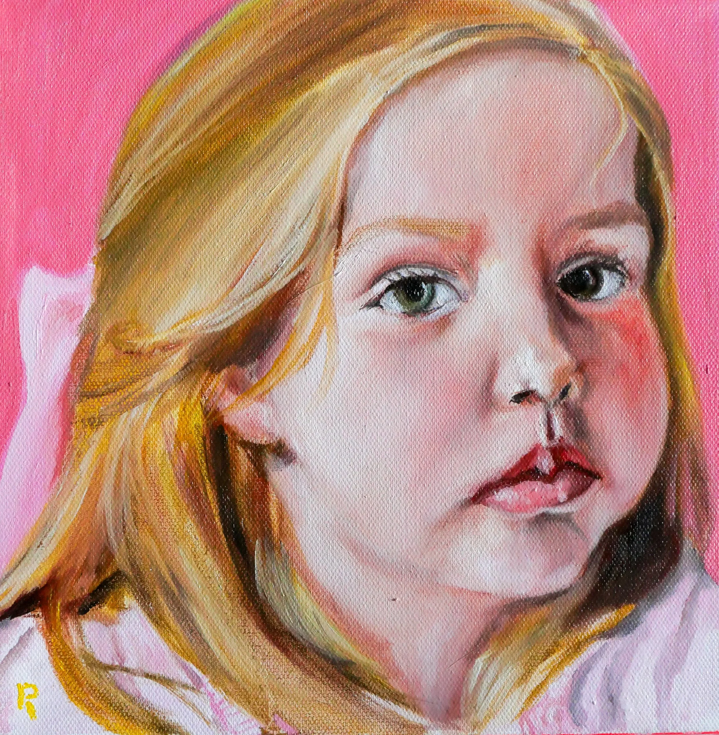 Ella Oil on canvas, 20 x 20 cm