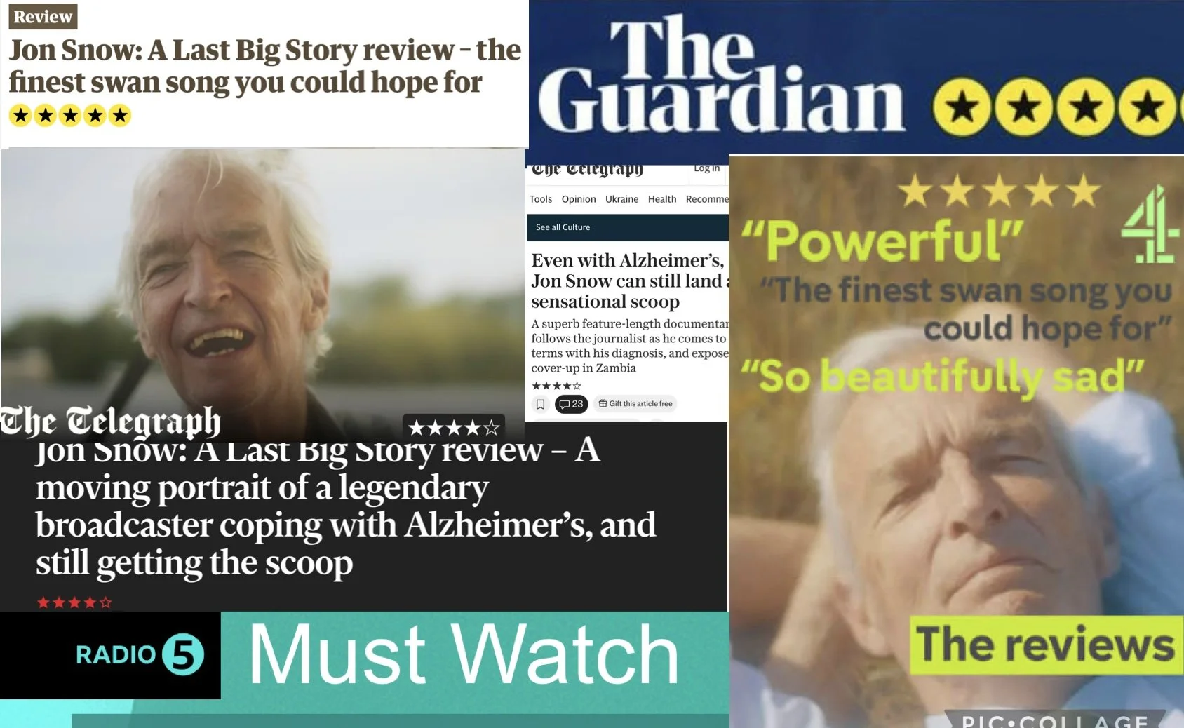 THE PRESS IS IN! - outstanding reviews for Jon Snow: A Last Big Story