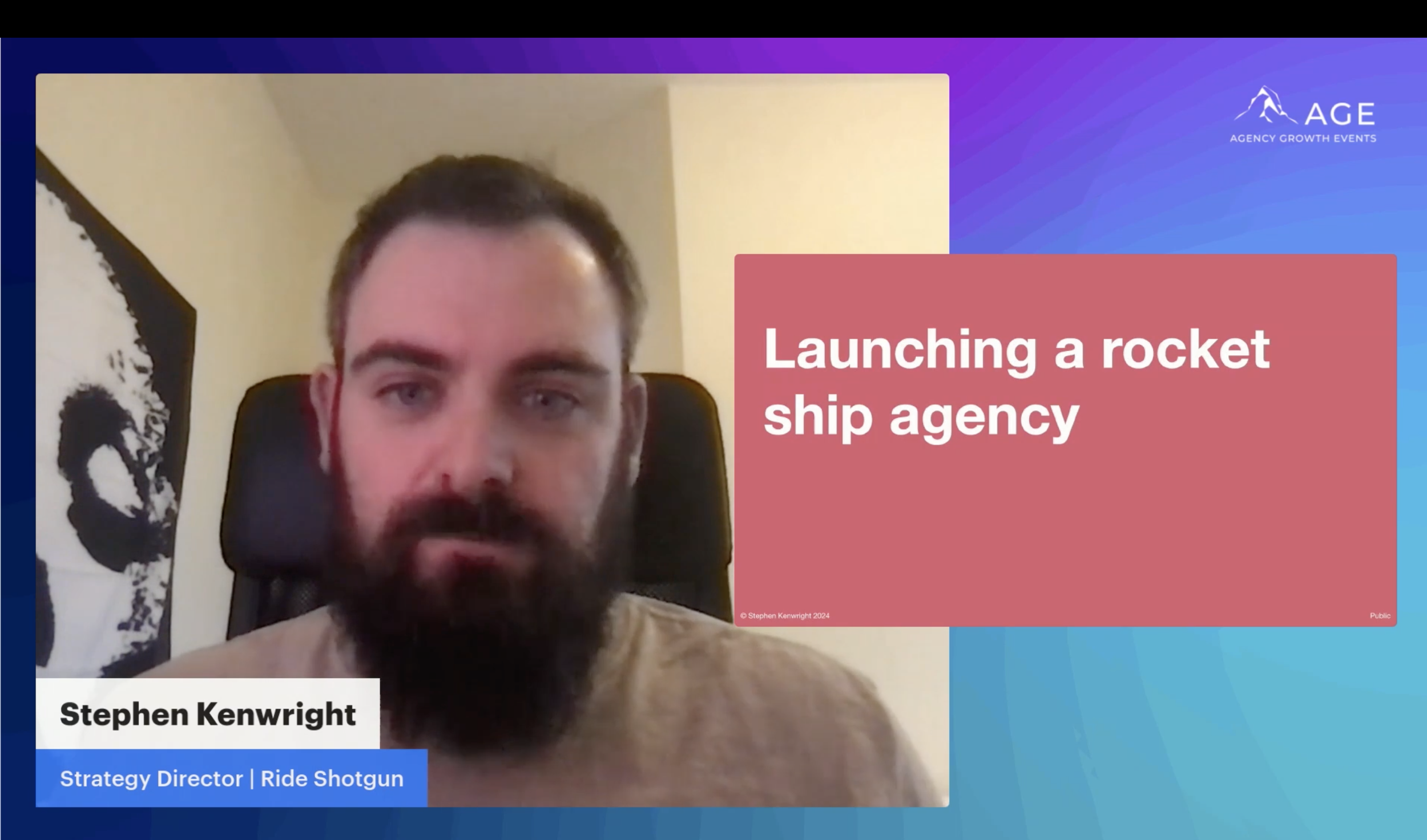 Launching a rocket ship agency