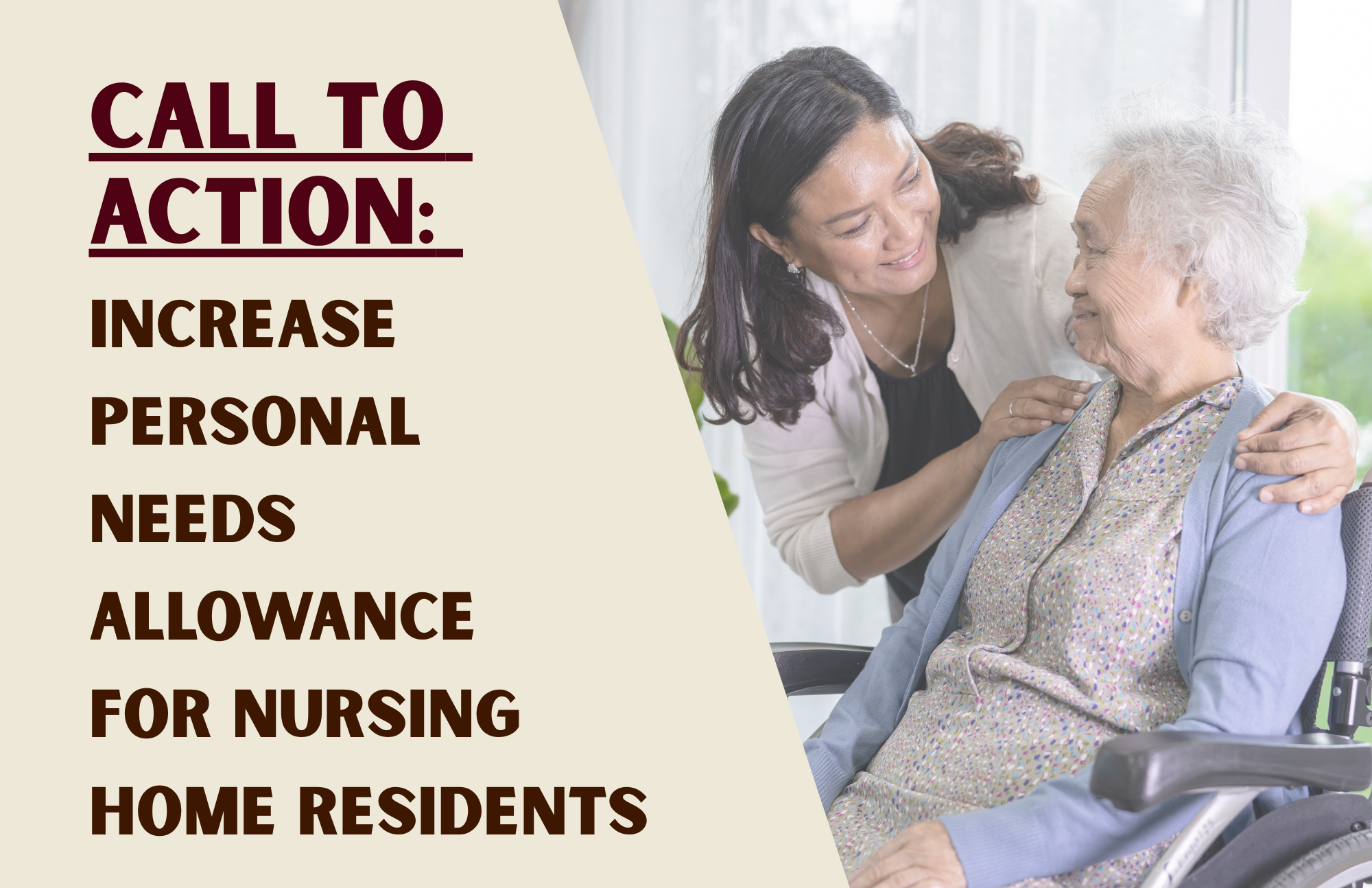 Call to Action: Increase Personal Needs Allowance for Nursing Home Residents