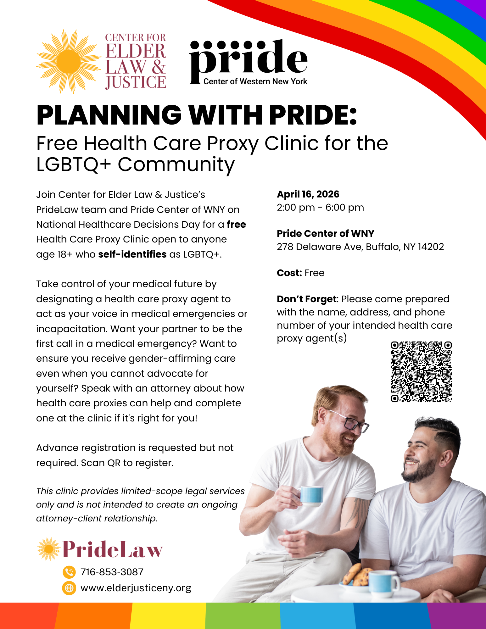 Planning with Pride: Free Health Care Proxy Clinic for the LGBTQ+ Community