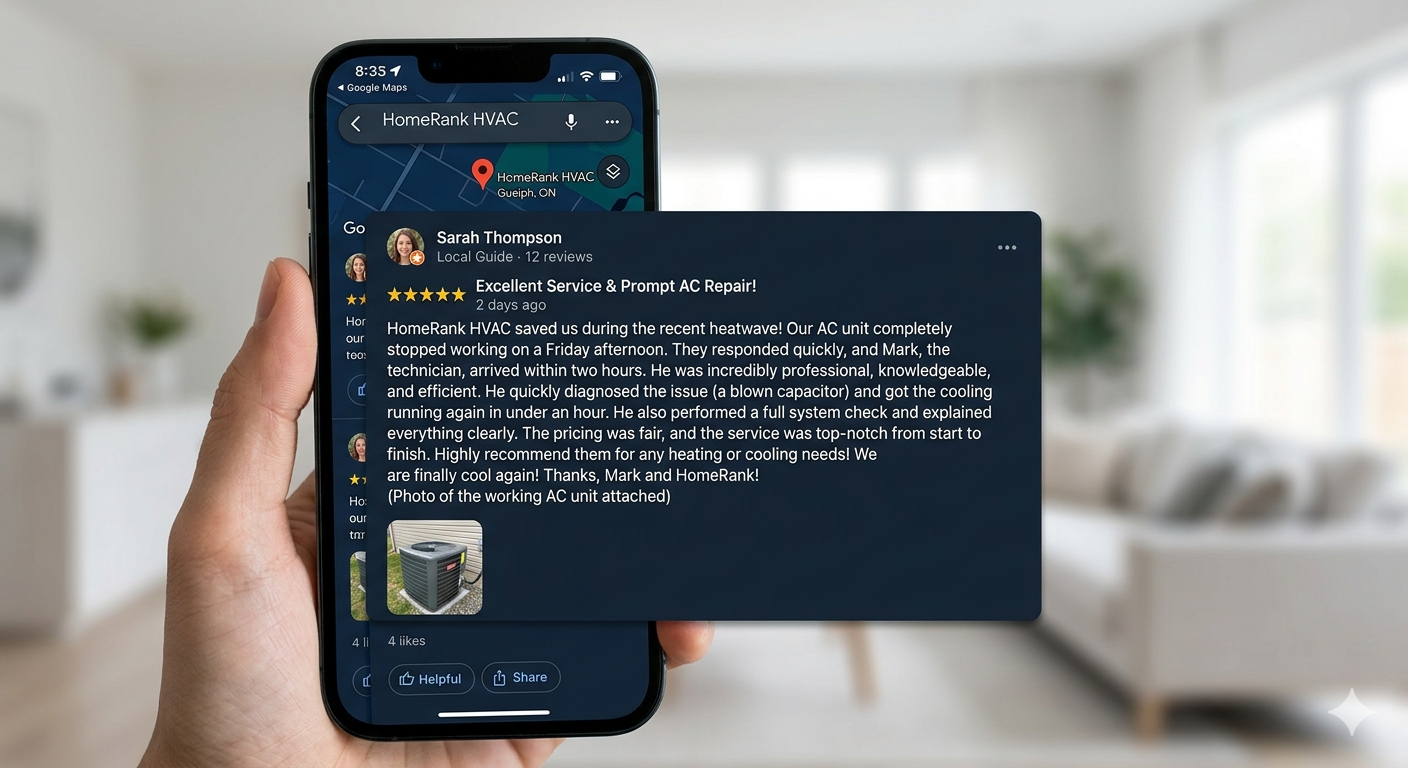 How to Use Google Reviews to Rank Higher in Local Search as an HVAC Company