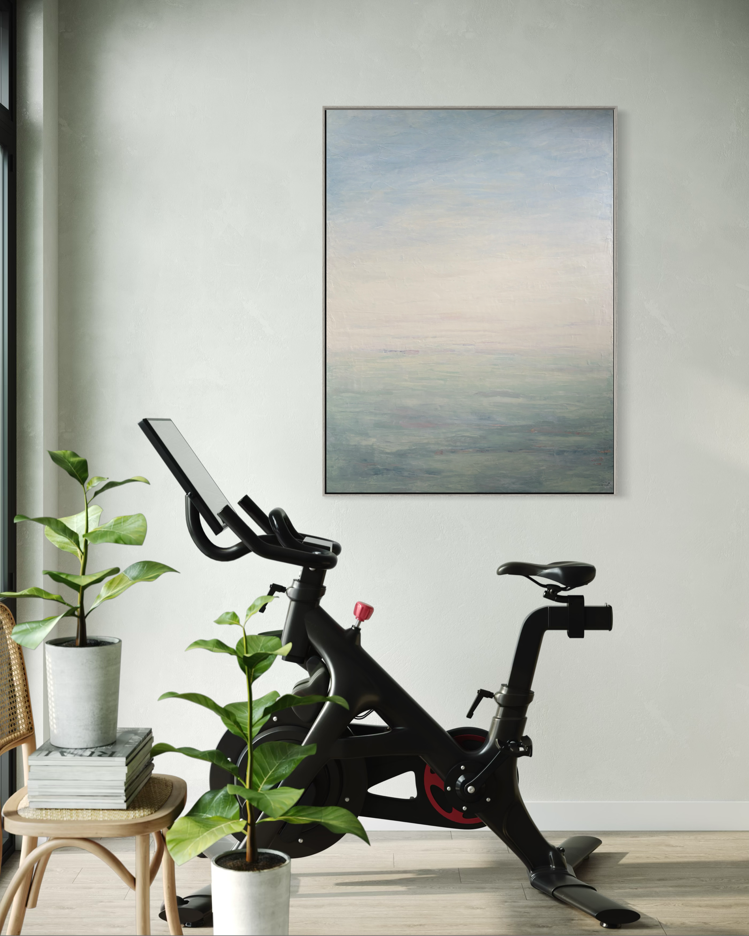 in situ example, 36x48" painting