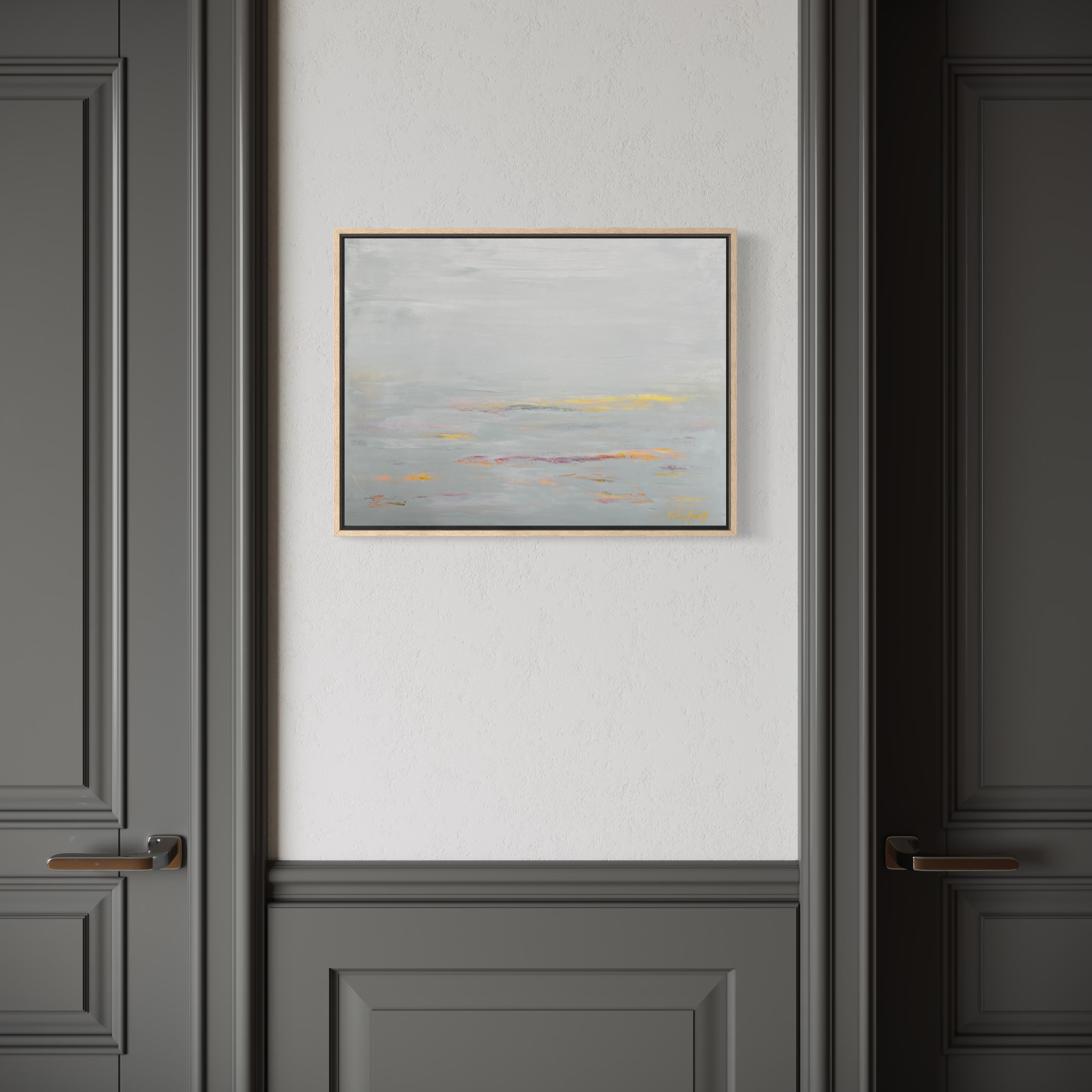 in situ example, 14x18" painting