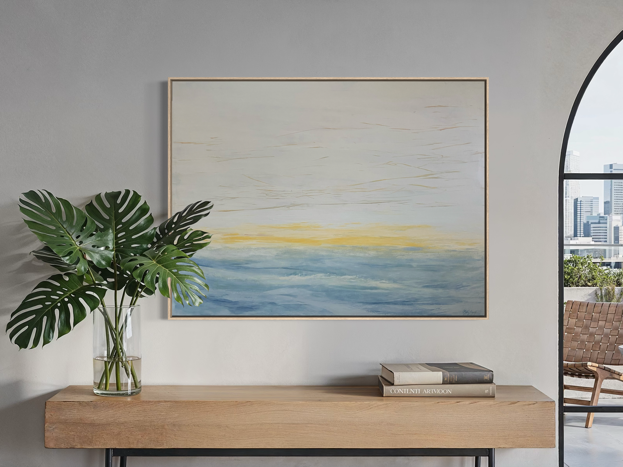 in situ example of 30x40" painting