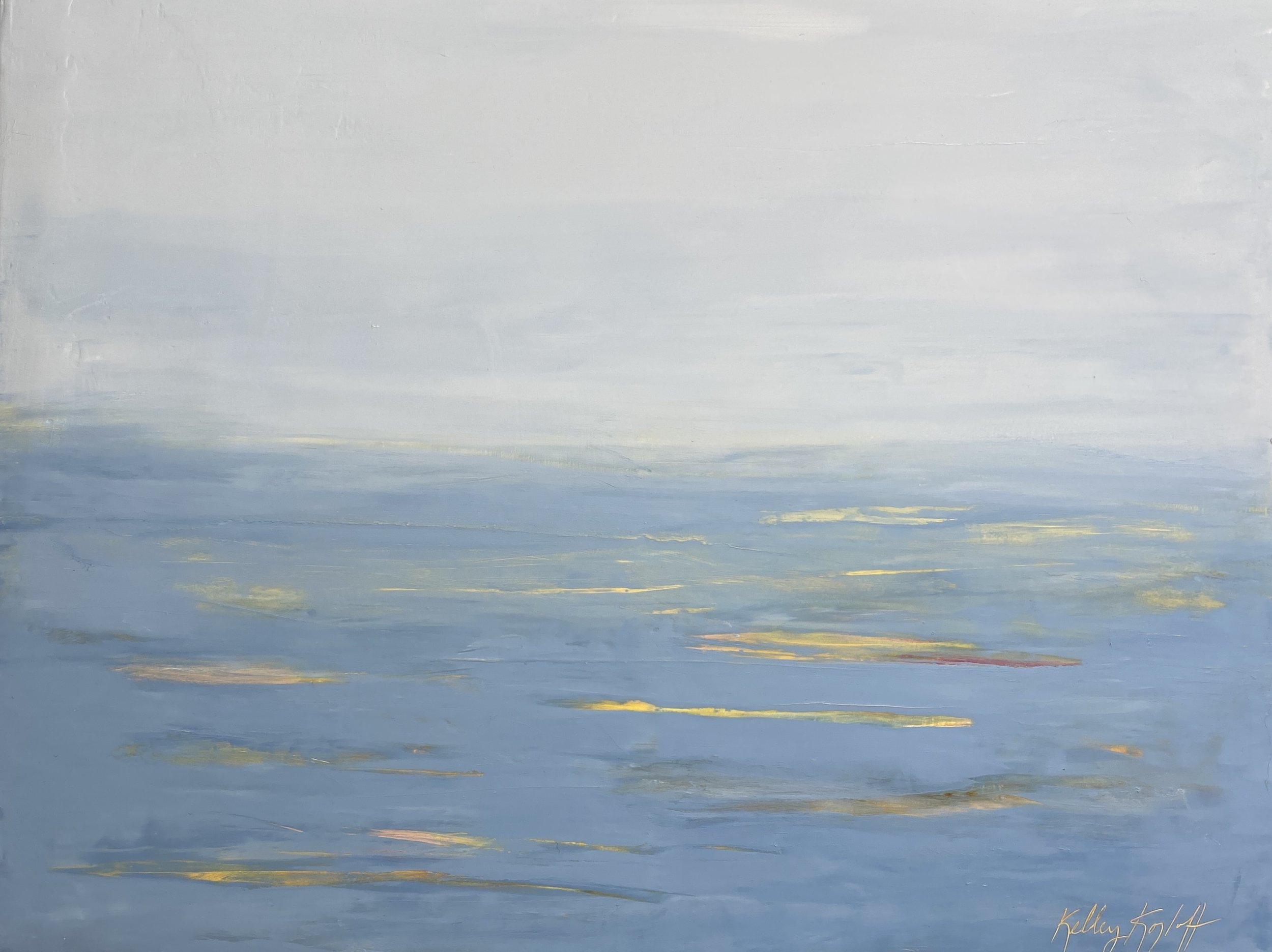 sun catcher, blue