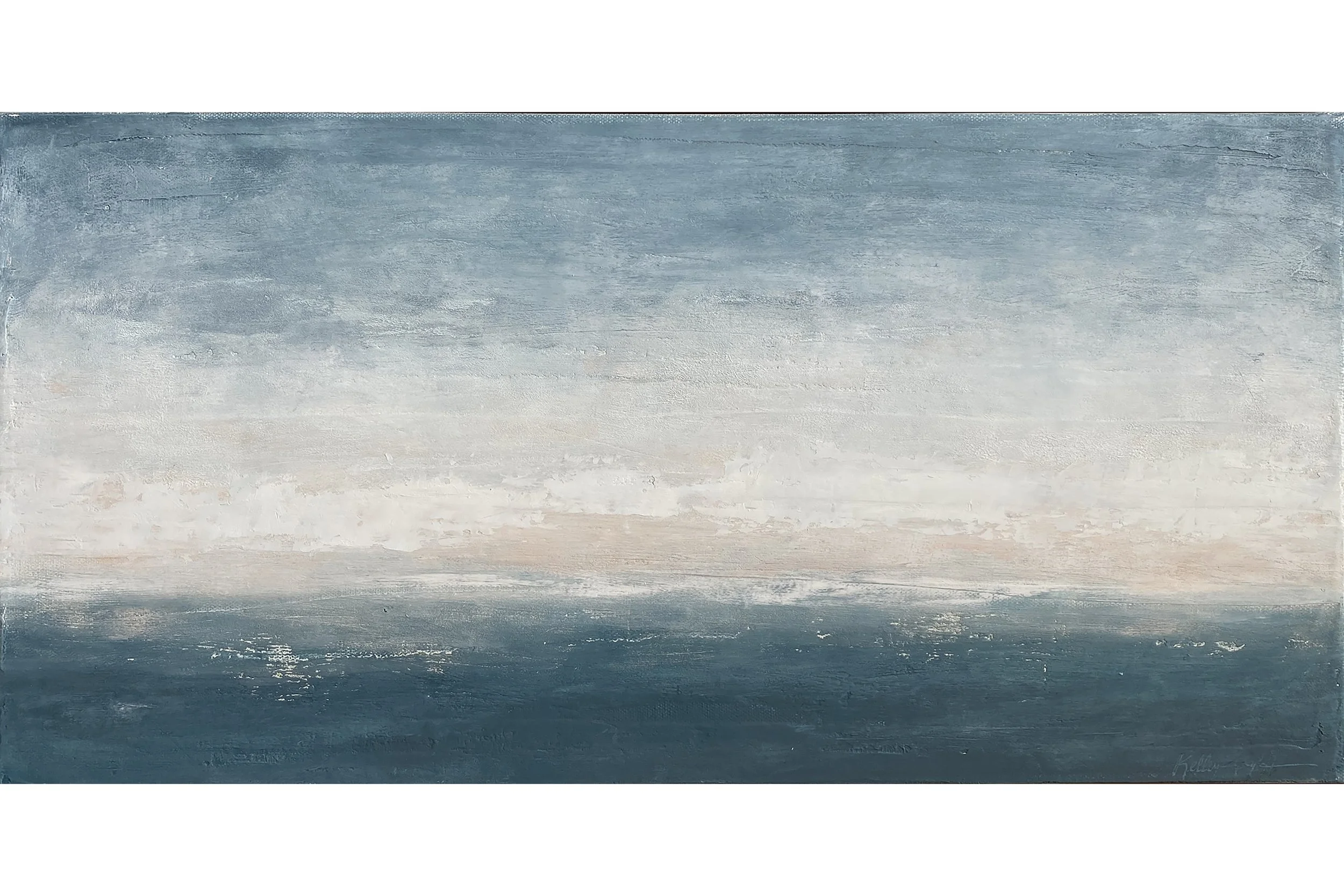 at sea