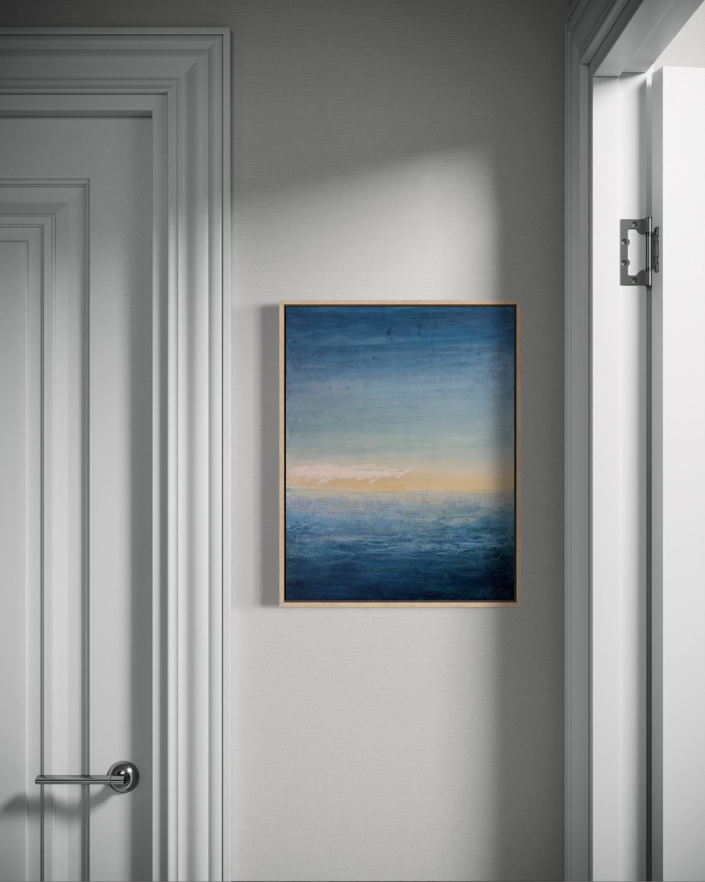 in situ example, 18x14" painting