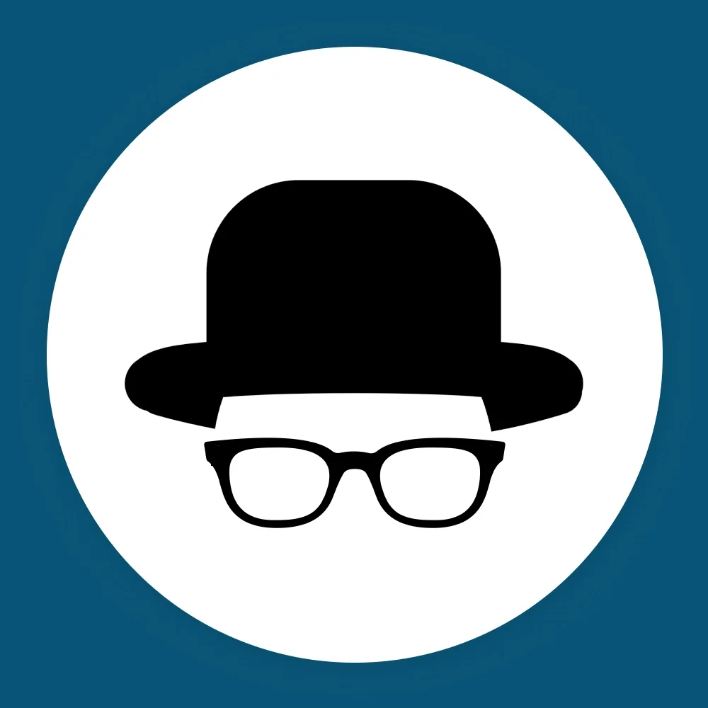 Logo for Jeff’s UX Portfolio site. Features his signature hat and glasses combo—part geek, part guide, all about smart systems and thoughtful design.