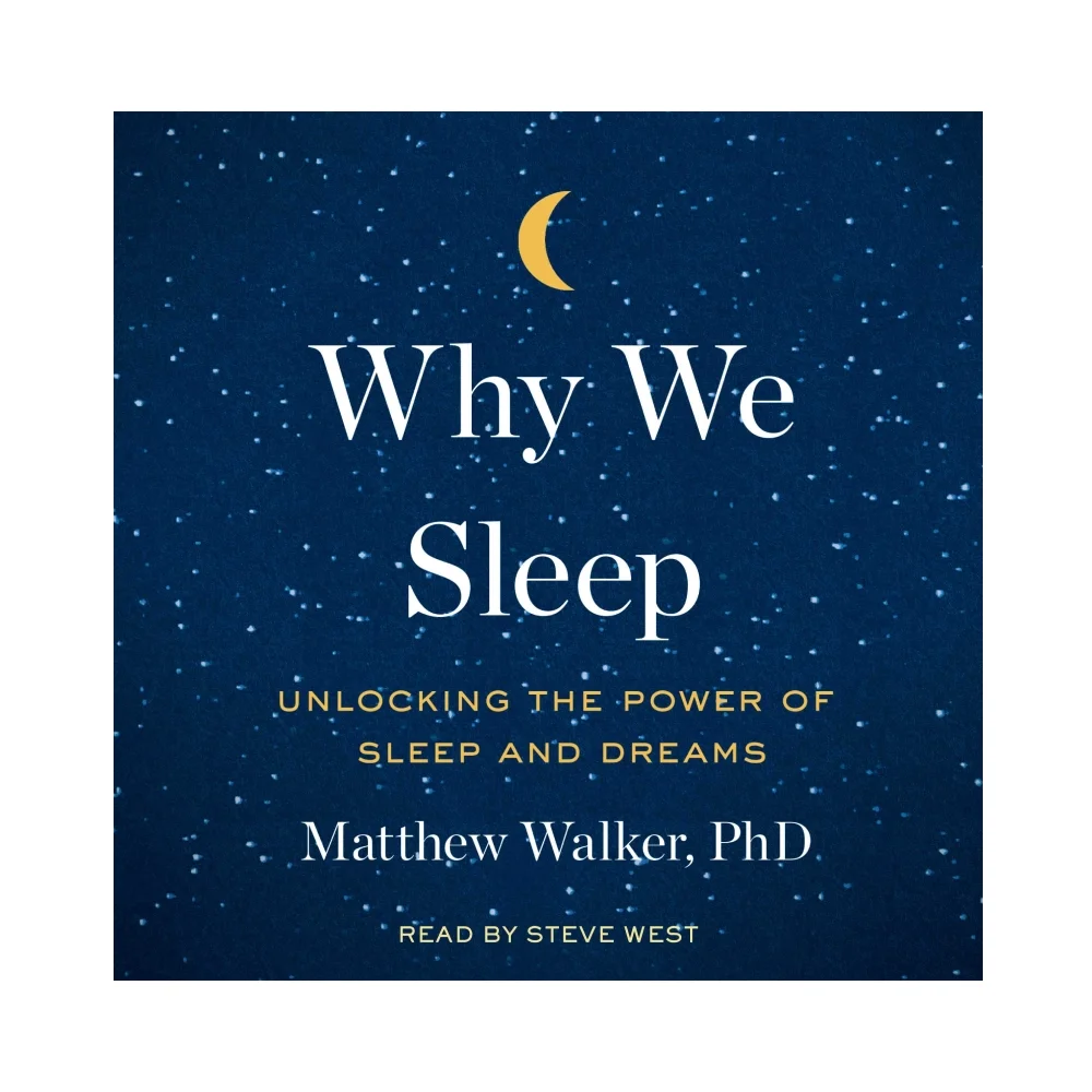 Audiobook cover for a book about sleep and dreams
