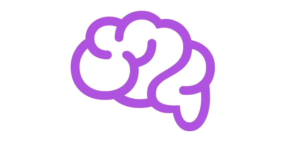Brain icon representing tools that support habit building