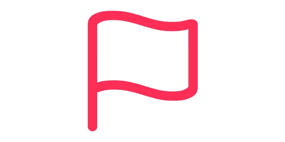 Flag icon representing a guided health mission