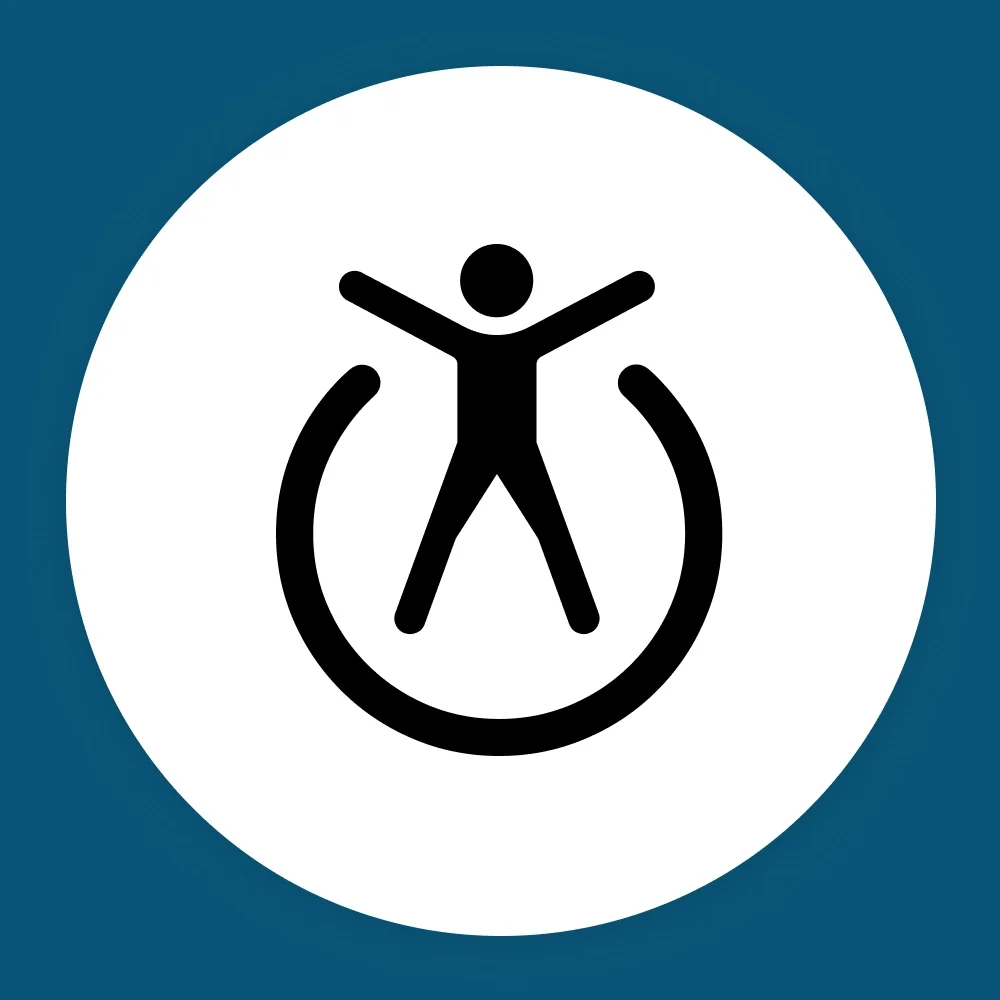 Geek Strong logo—an abstract human inside a power icon ring. Represents Geek Strong's wellness system, patchOS, for upgrading habits and thriving in real life.