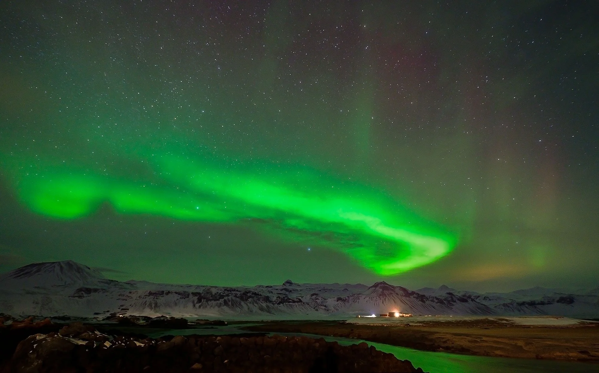 Aurora Over Budir, Western Iceland, Mar 22