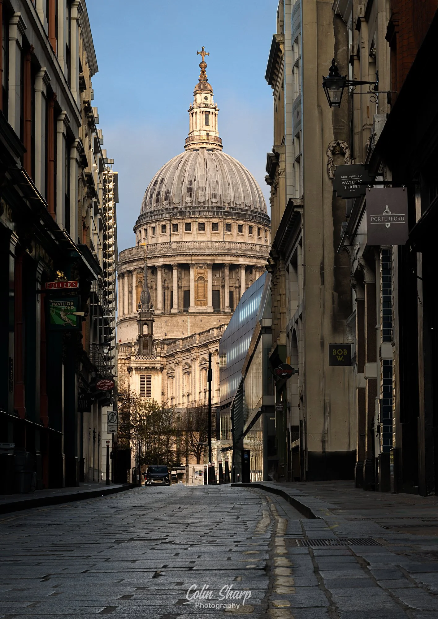 St Pauls from Watling Street, Apr 26