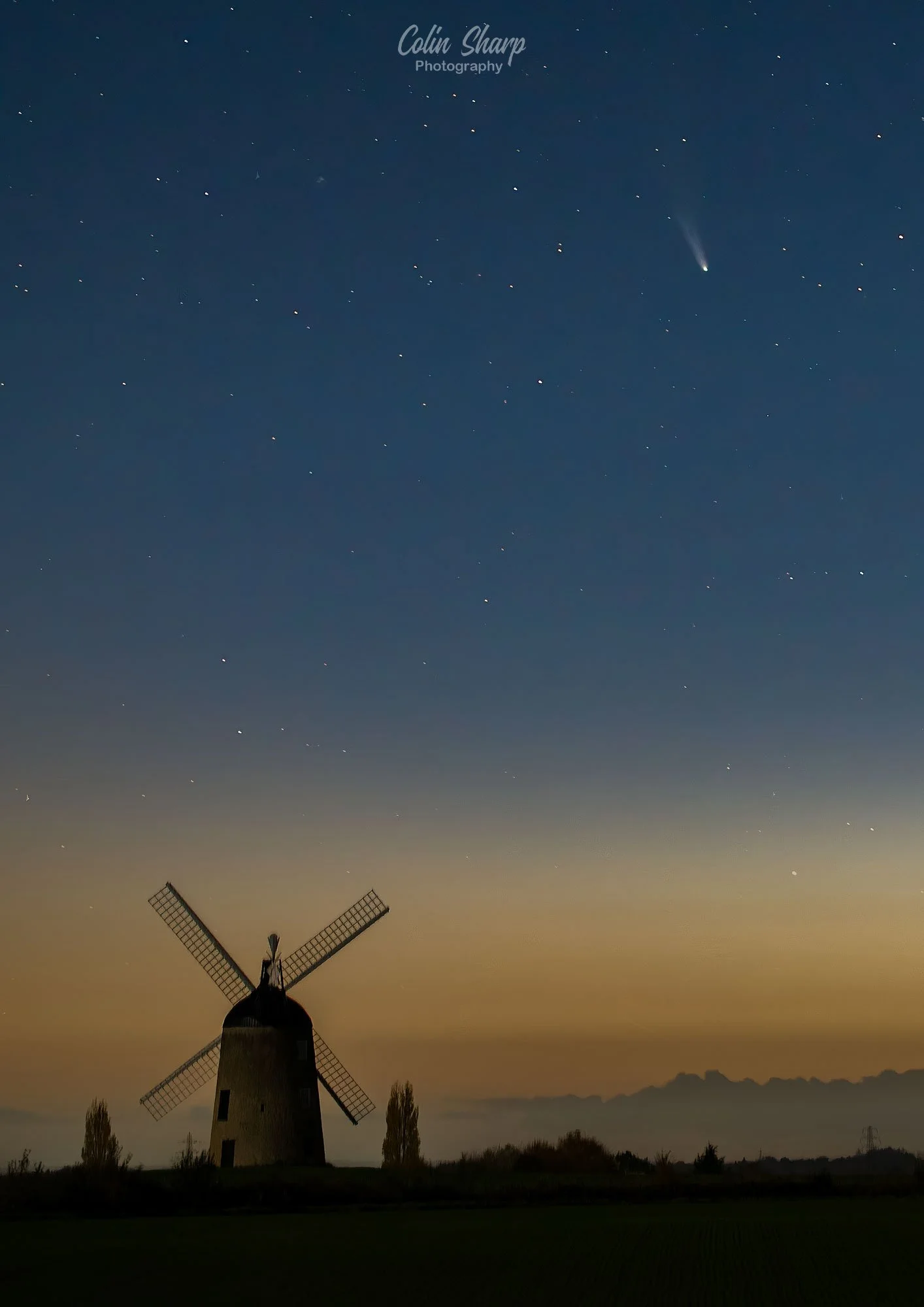 Comet Lemon Passing Over Great Haseley Oxfordshire, Nov 25