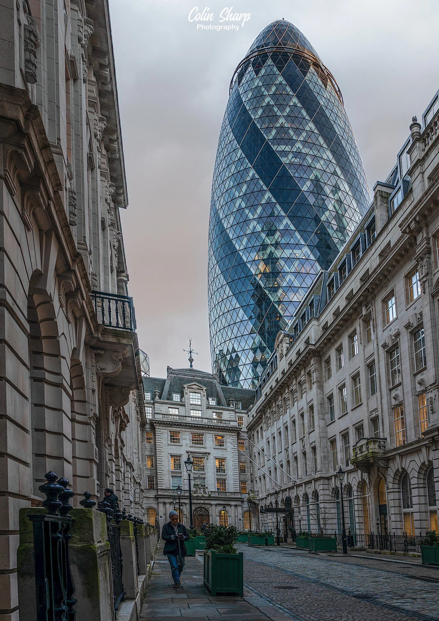 St Helen's Court and the Shard, Feb 26