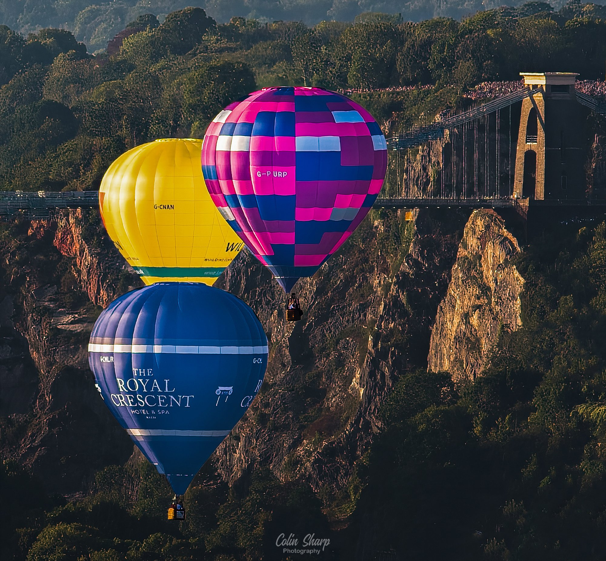 Balloons over Avon Gorge, Aug 25