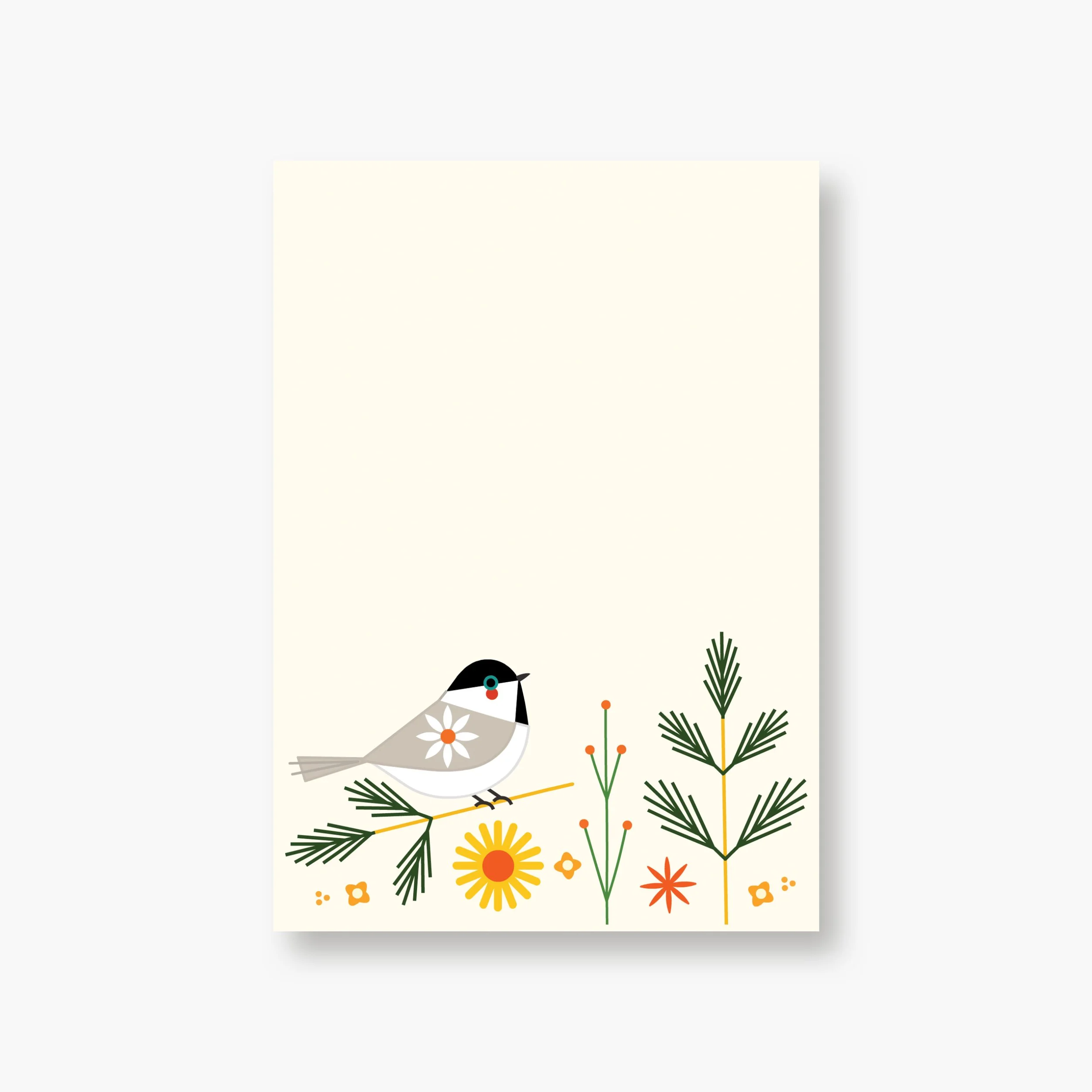Chickadee Notepad